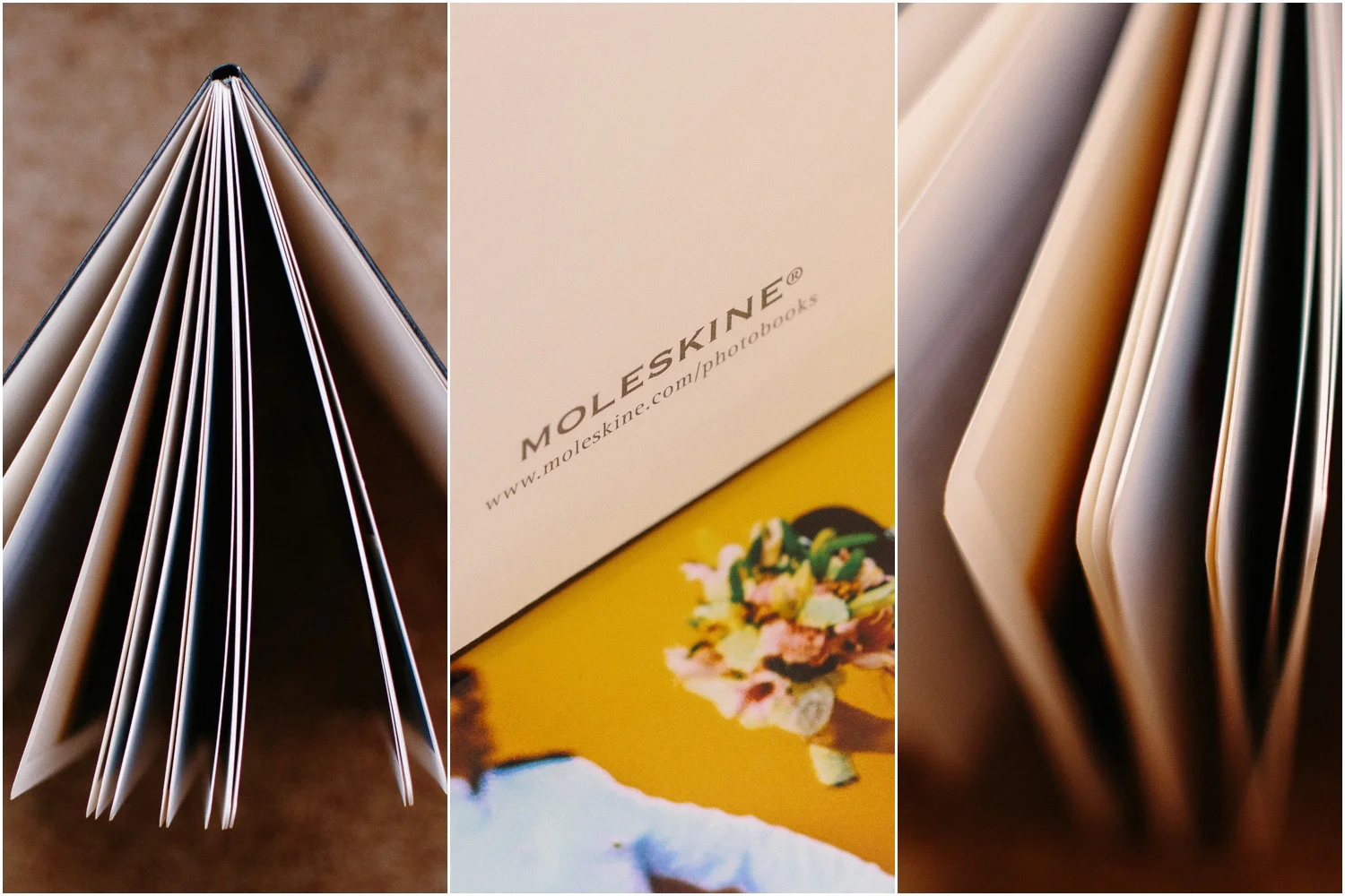Moleskine X MILK Book Photo Album page thickness: what one would expect from a Moleskine, definitely a far cry from the Standard Coffee Table album (see below). But hey, we believe in Moleskine's brand ethos. 