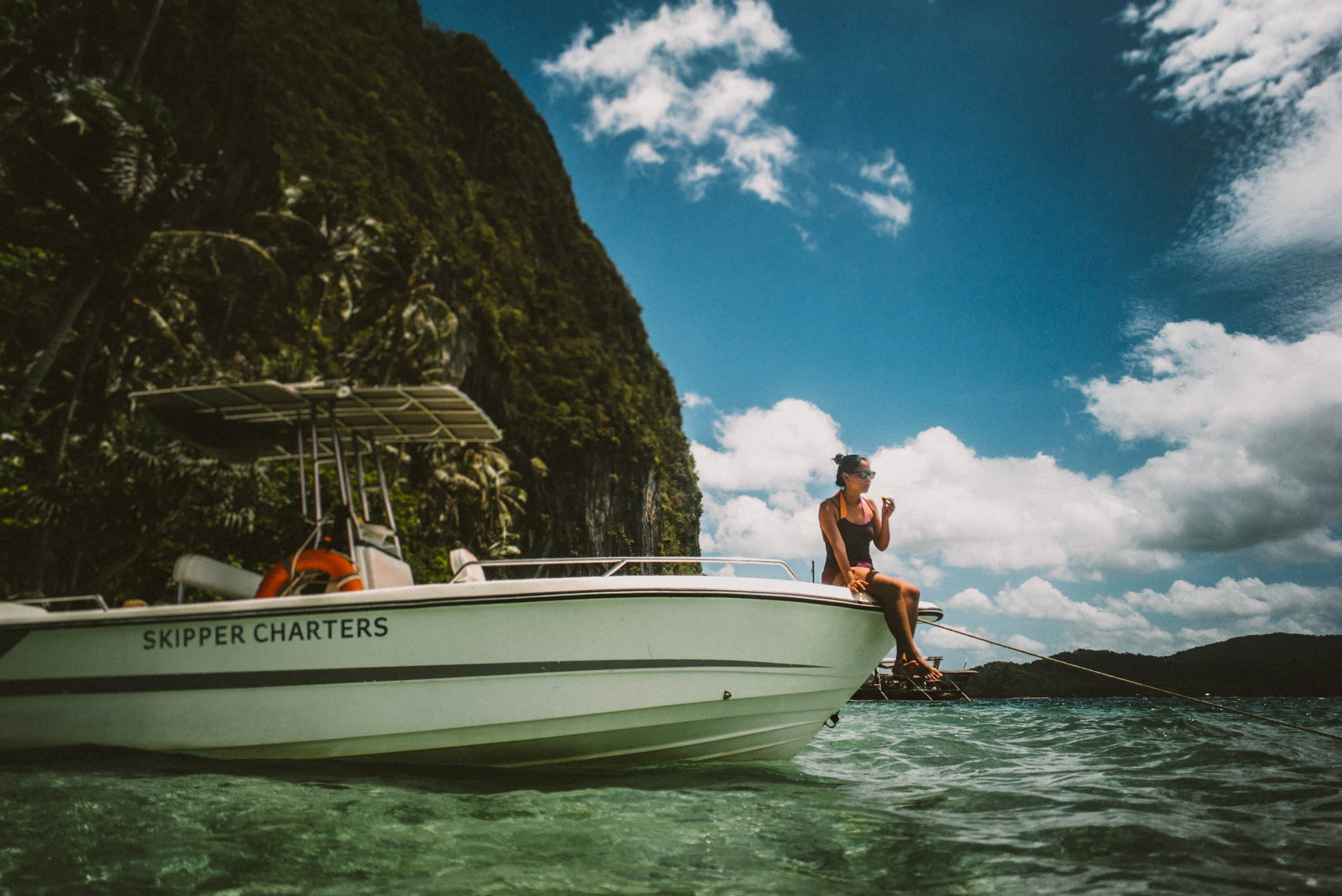 Skipper Charters. Pinagbuyutan Island, El Nido, Palawan.