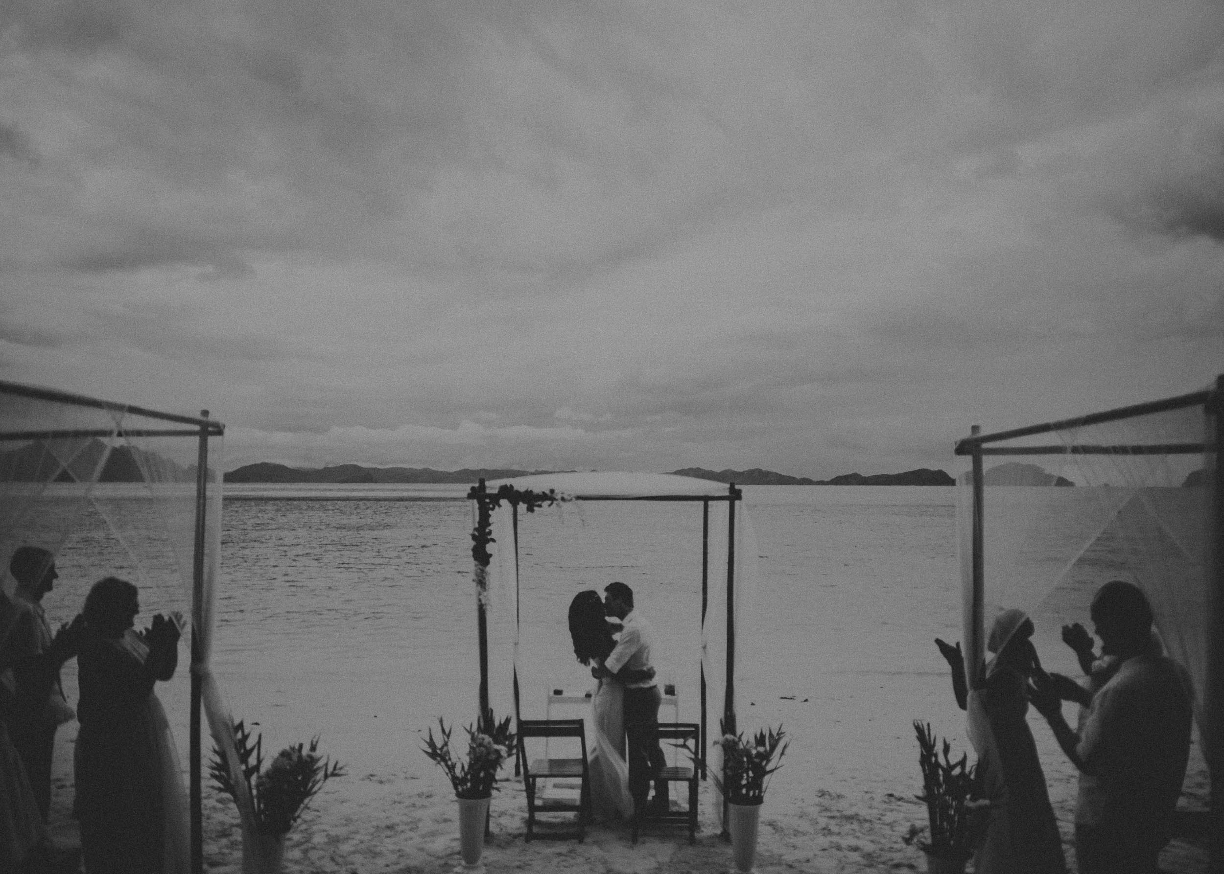  Destination Wedding in El Nido - Intimate Beach Wedding Photos 
