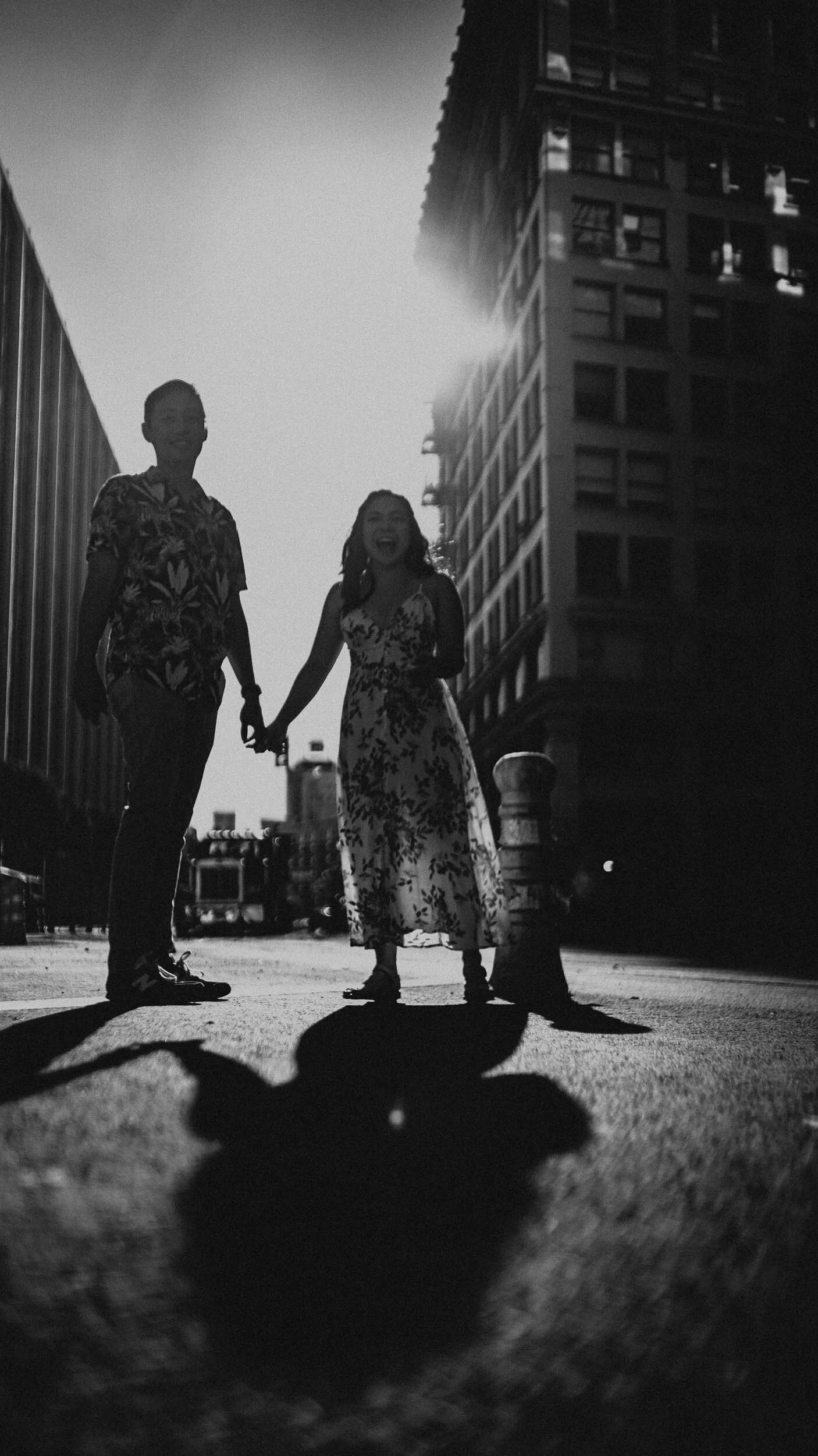 Downtown Los Angeles Engagement Photos - DomReg Engagement Sessi