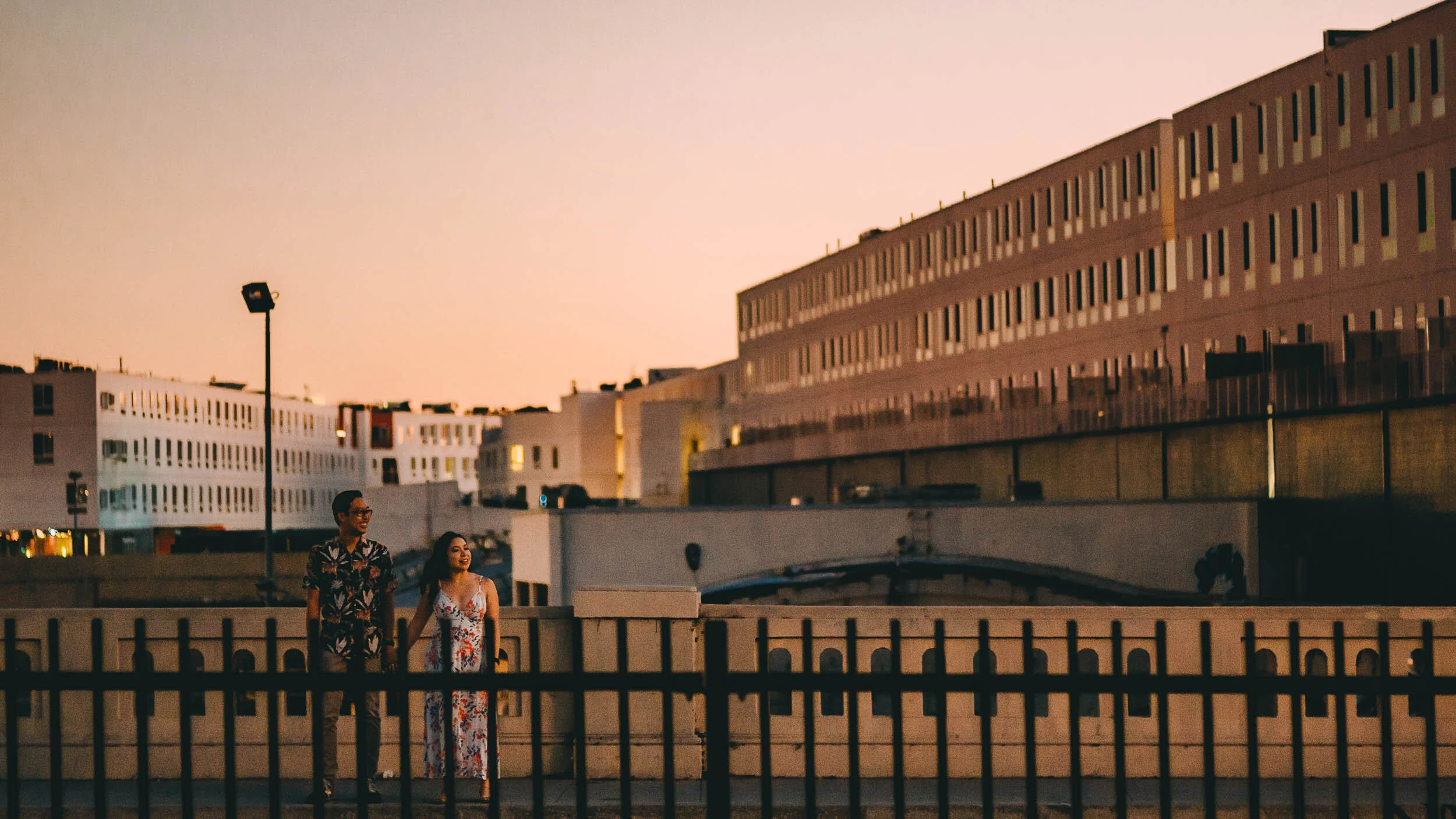 Downtown Los Angeles Engagement Photos - DomReg Engagement Sessi