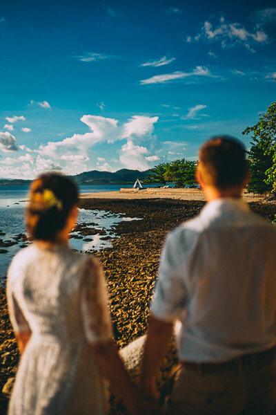 NoaNoa Private Island Elopement-Beach Elopement Photos - MirekKr