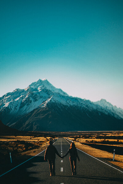  New Zealand South Island Adventure Engagement Shoot 