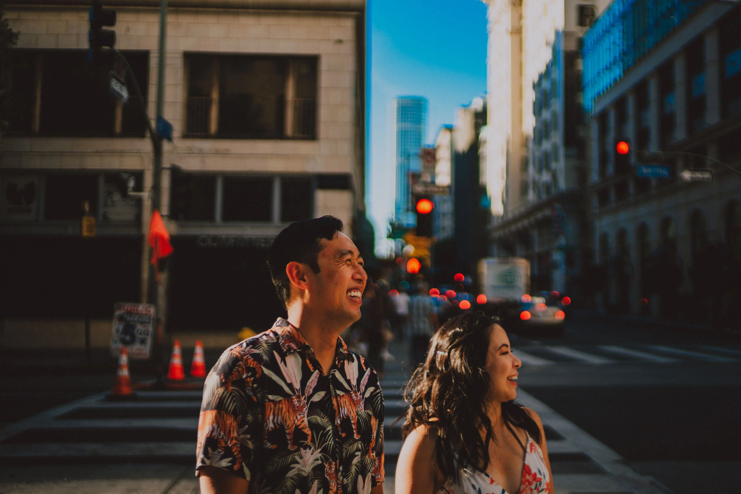 Downtown Los Angeles Engagement Photos