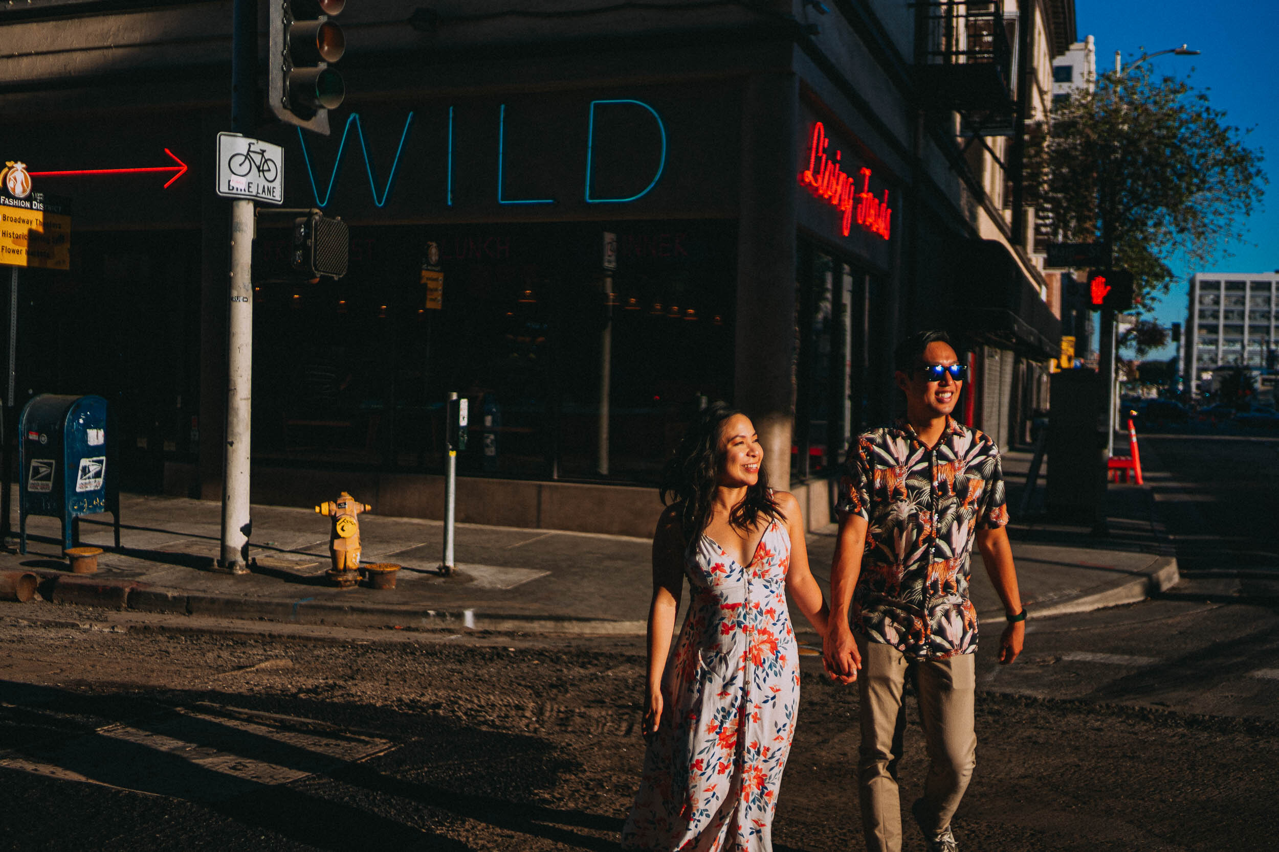 Downtown Los Angeles Engagement Photos