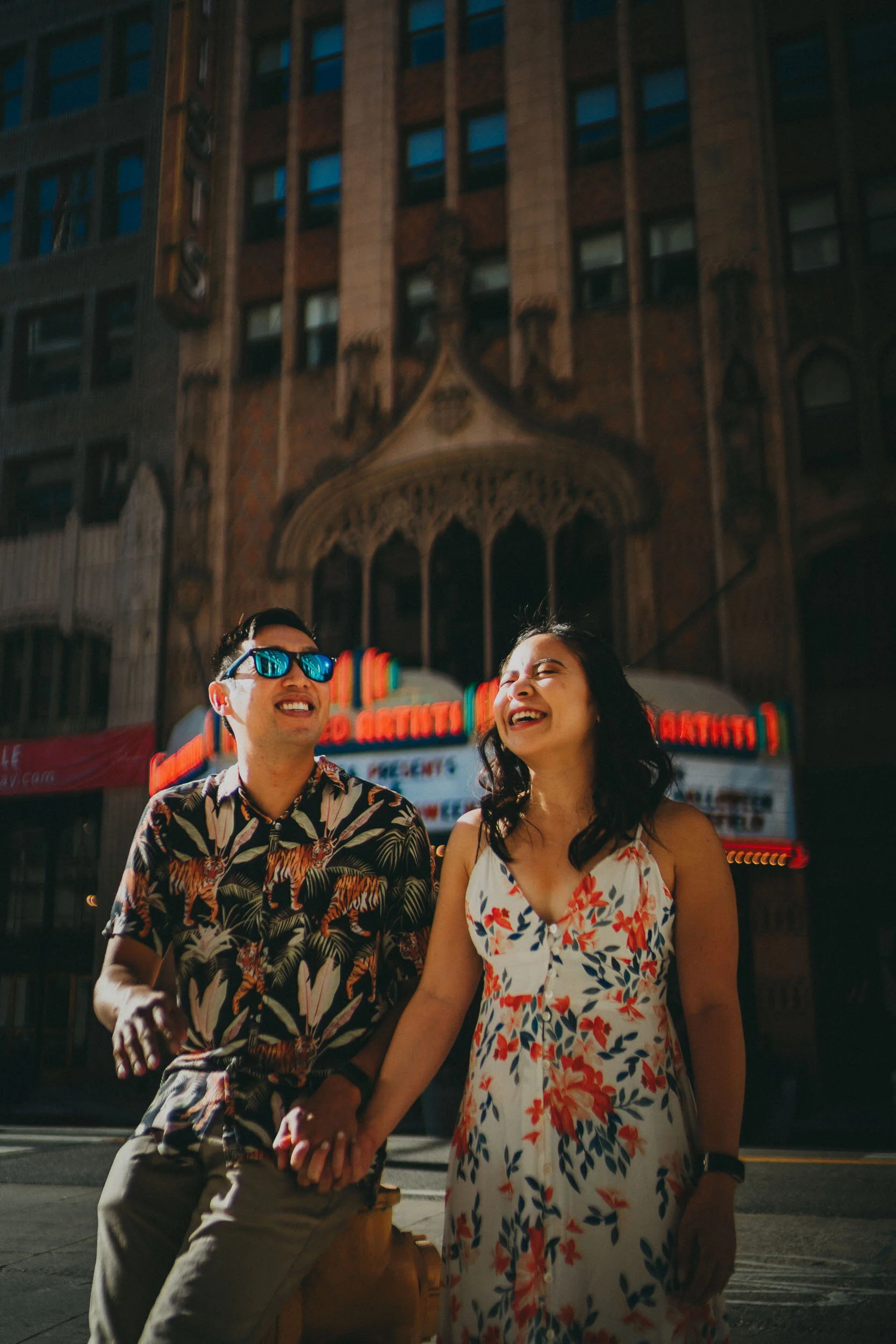 Downtown Los Angeles Engagement Photos