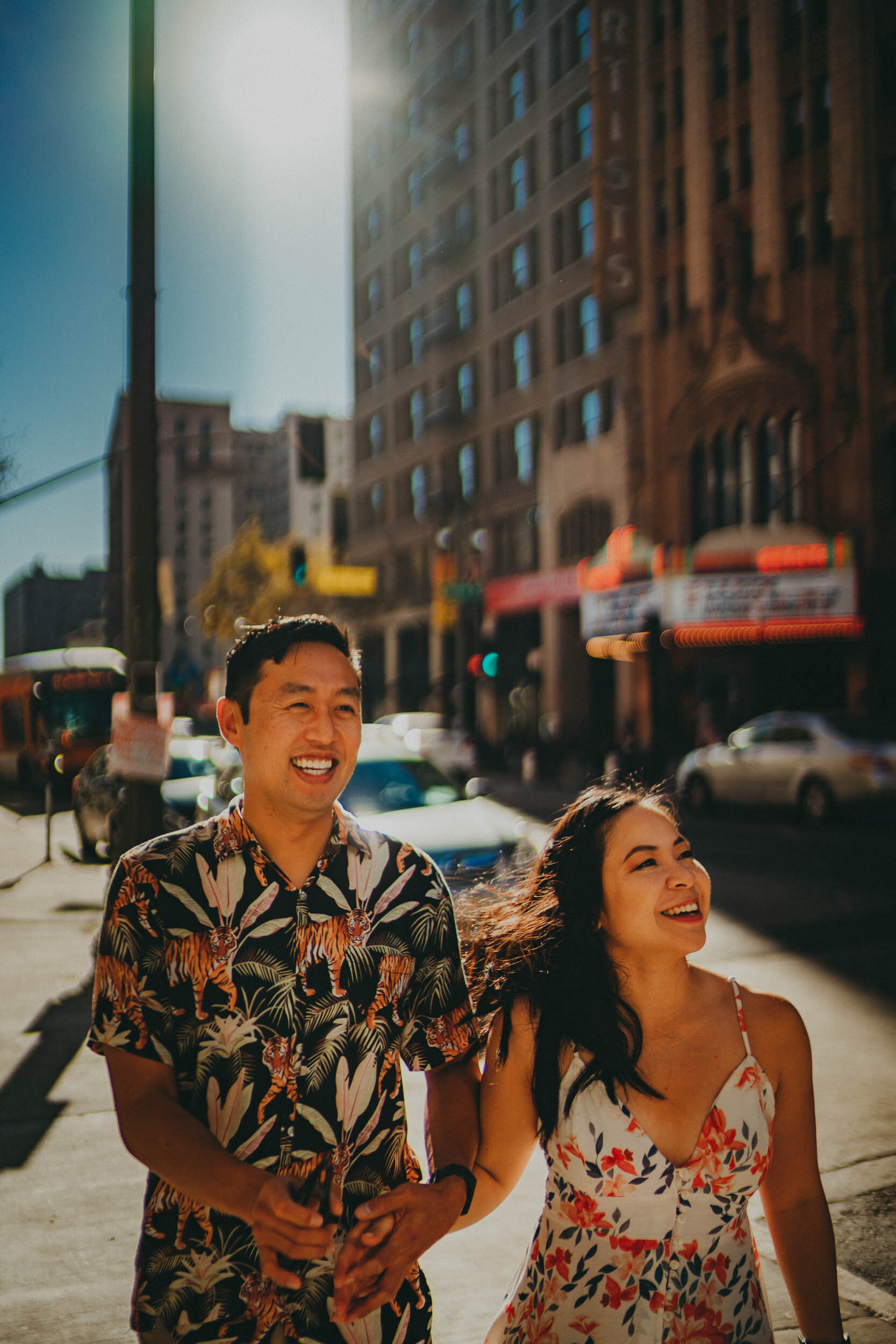 Downtown Los Angeles Engagement Photos