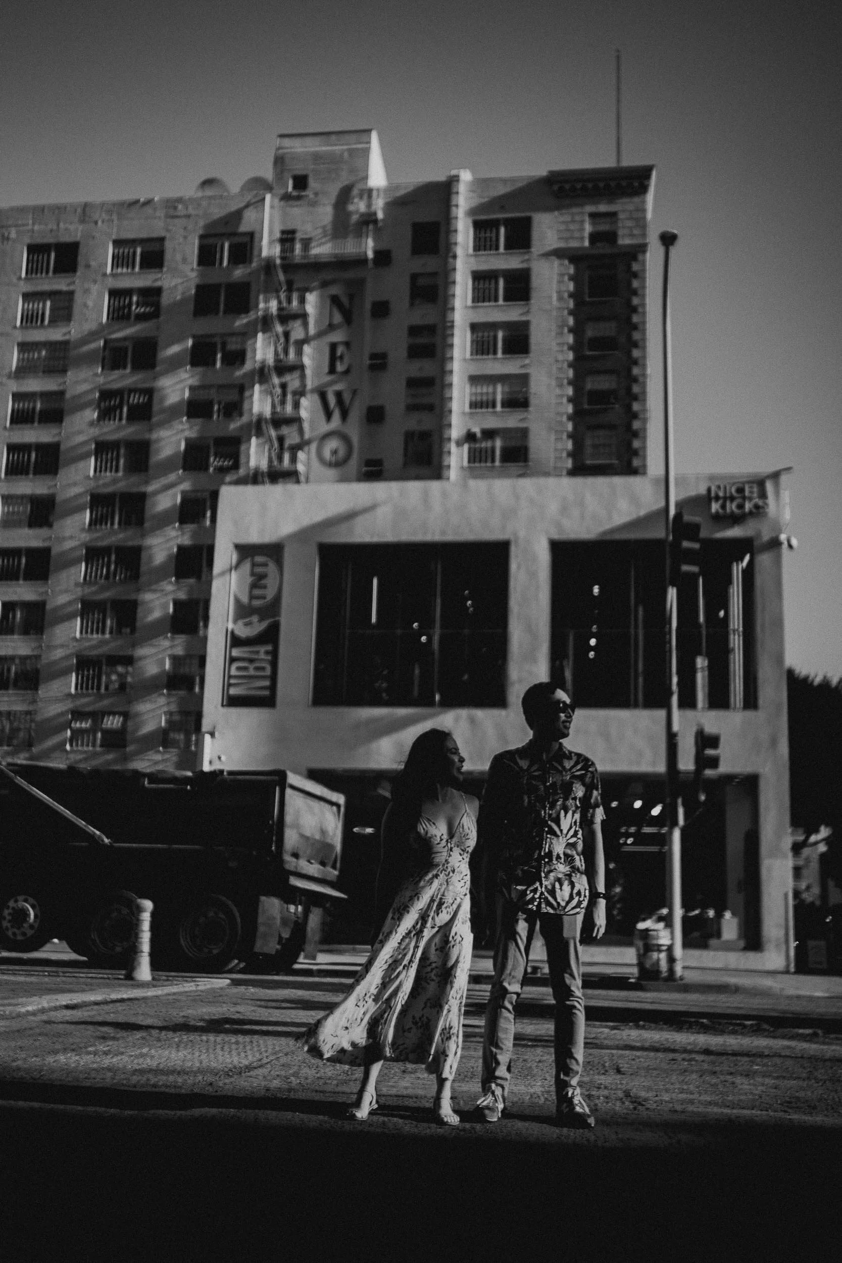 Downtown Los Angeles Engagement Photos