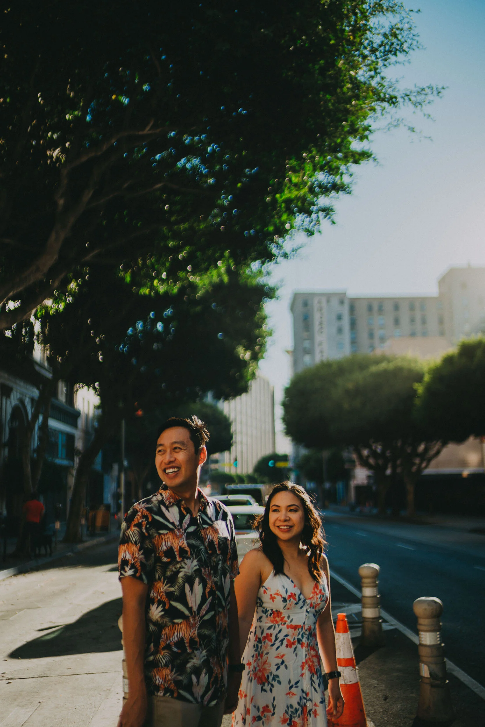 Downtown Los Angeles Engagement Photos