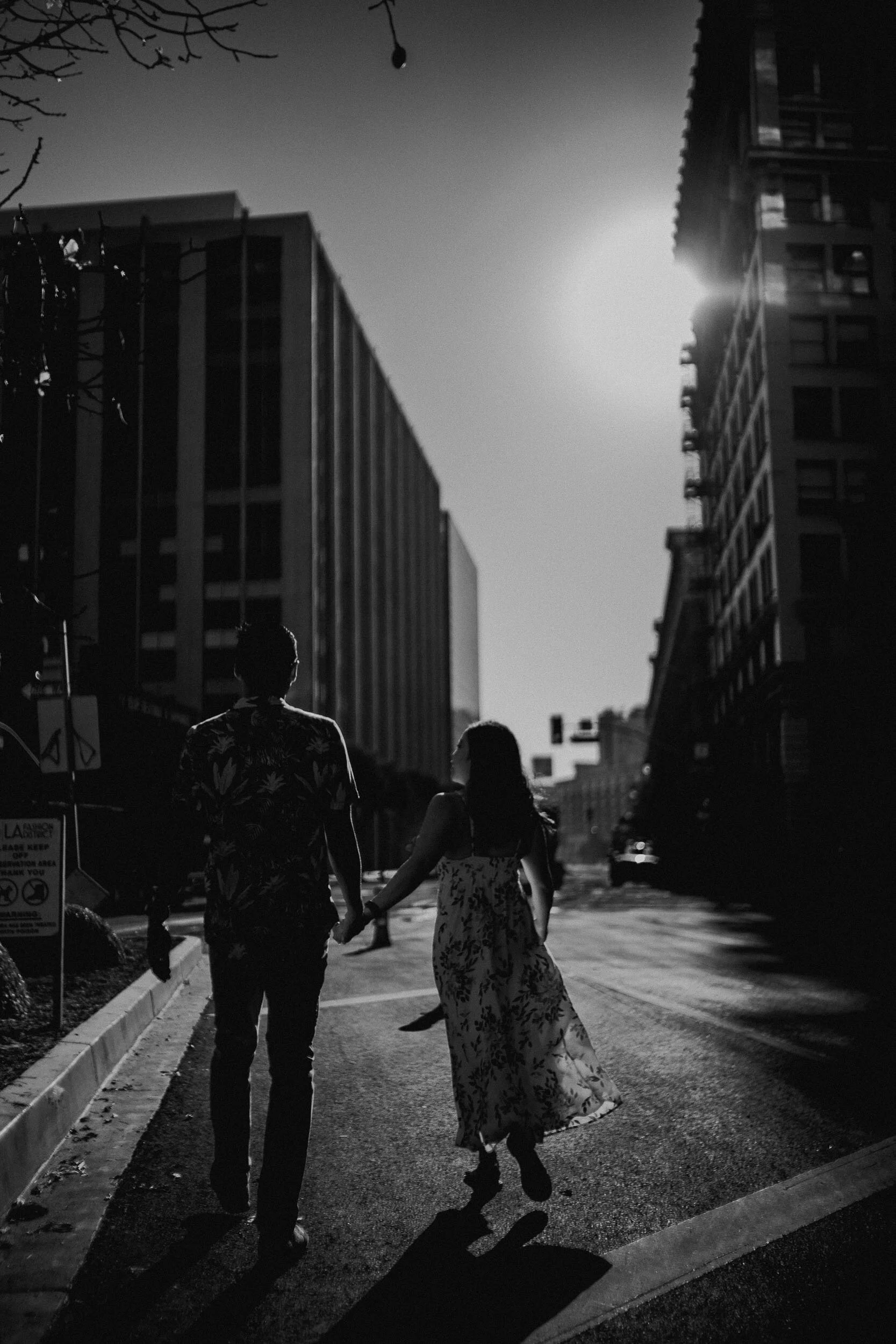 Downtown Los Angeles Engagement Photos