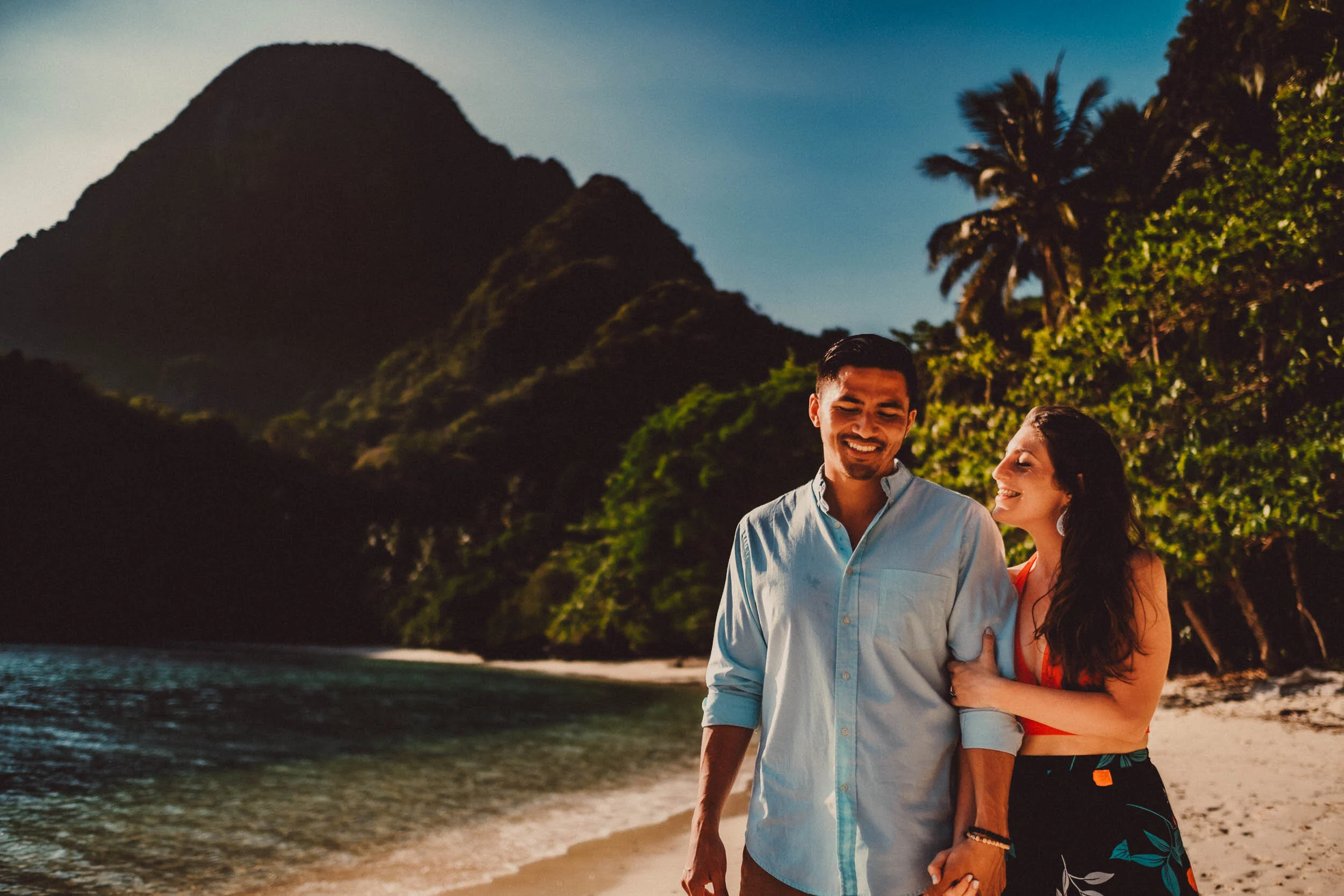 El Nido Palawan Philippines Island Hopping Engagement Photograph