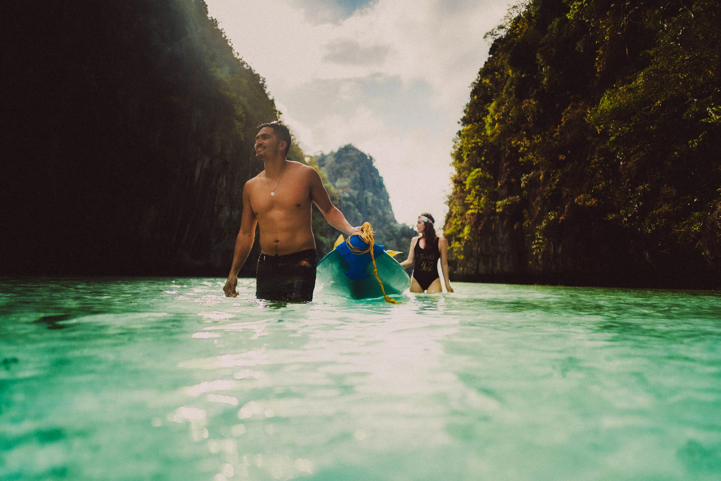El Nido Palawan Philippines Island Hopping Engagement Photograph