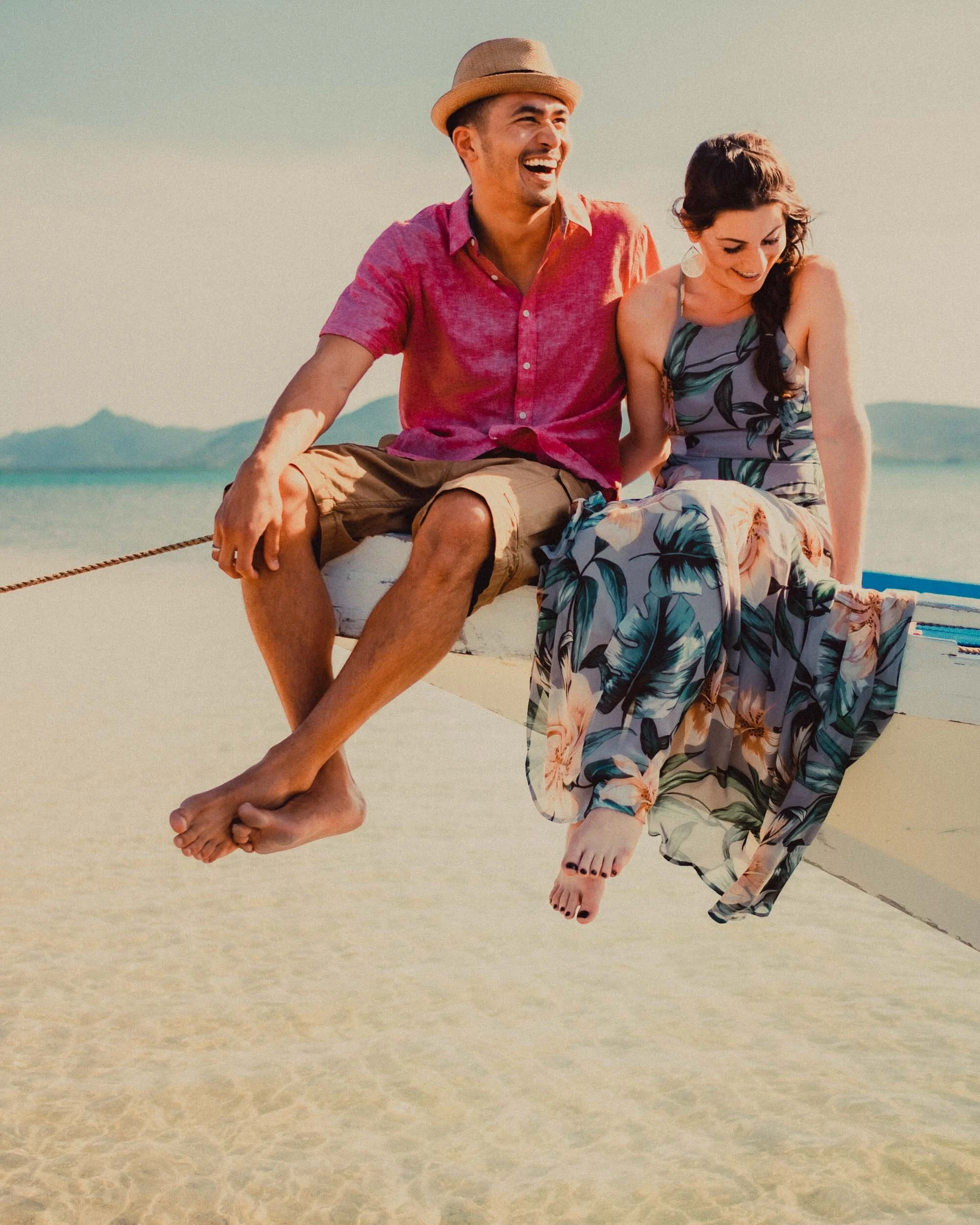 El Nido Palawan Philippines Island Hopping Engagement Photograph