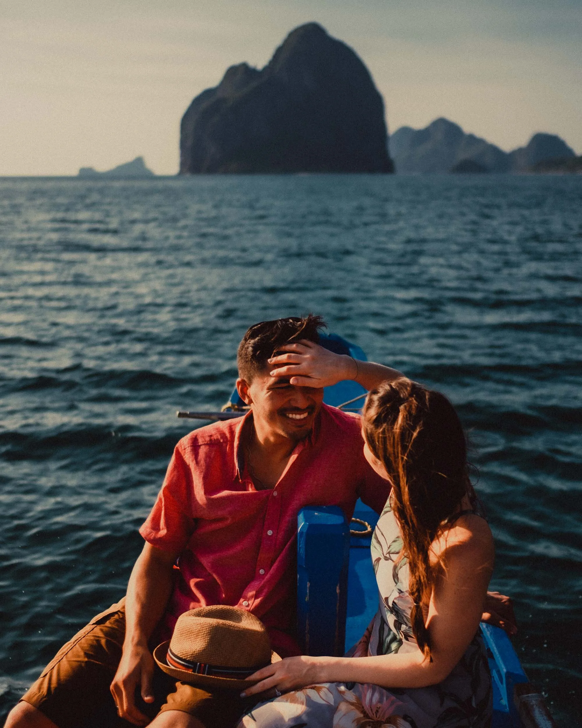 El Nido Palawan Philippines Island Hopping Engagement Photograph