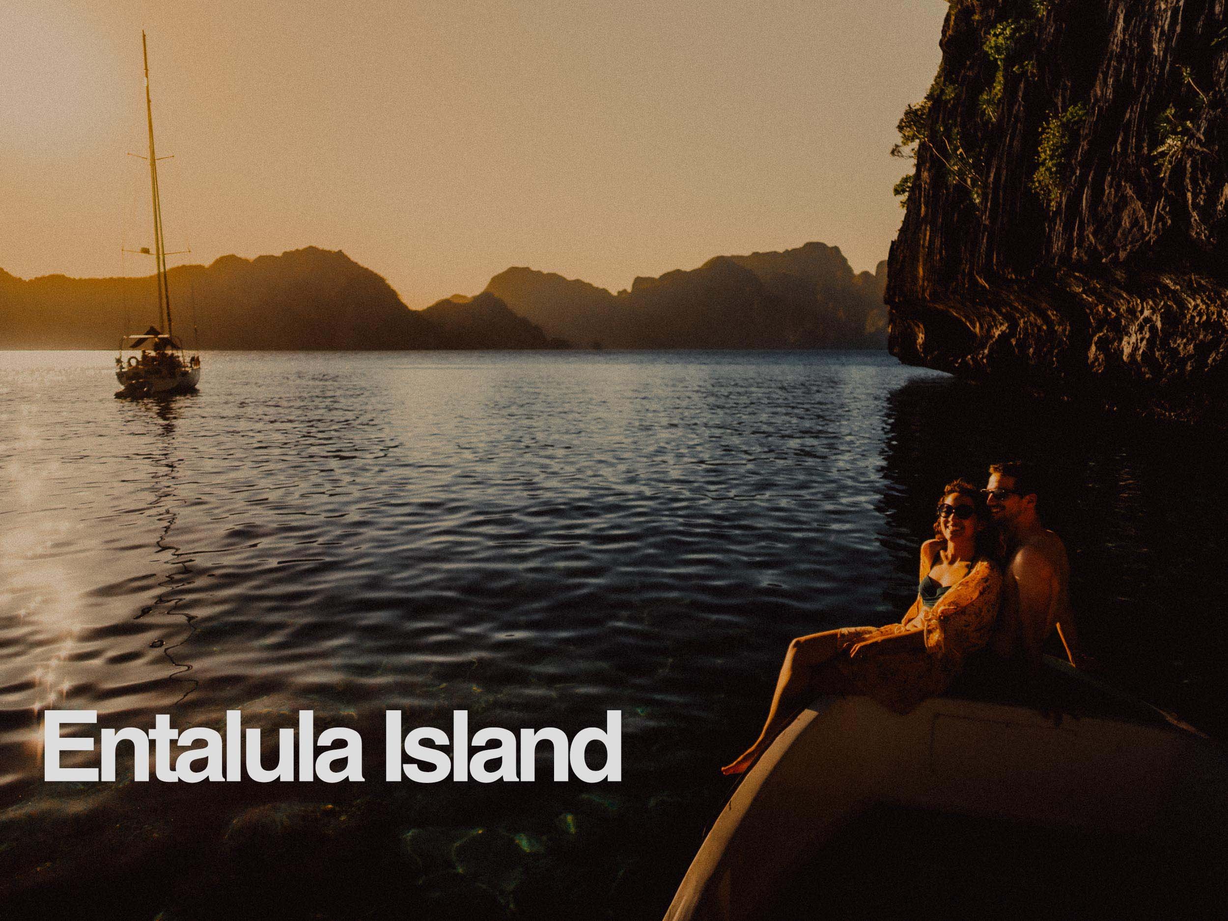 1-Entalula Island El Nido Palawan Philippines-Chill adventure couple portraits in Entalula Island's secluded west-facing beach just moments before sunset, El Nido, Palawan, Philippines, Southeast Asia, April 2019, Sony Alpha.jpg