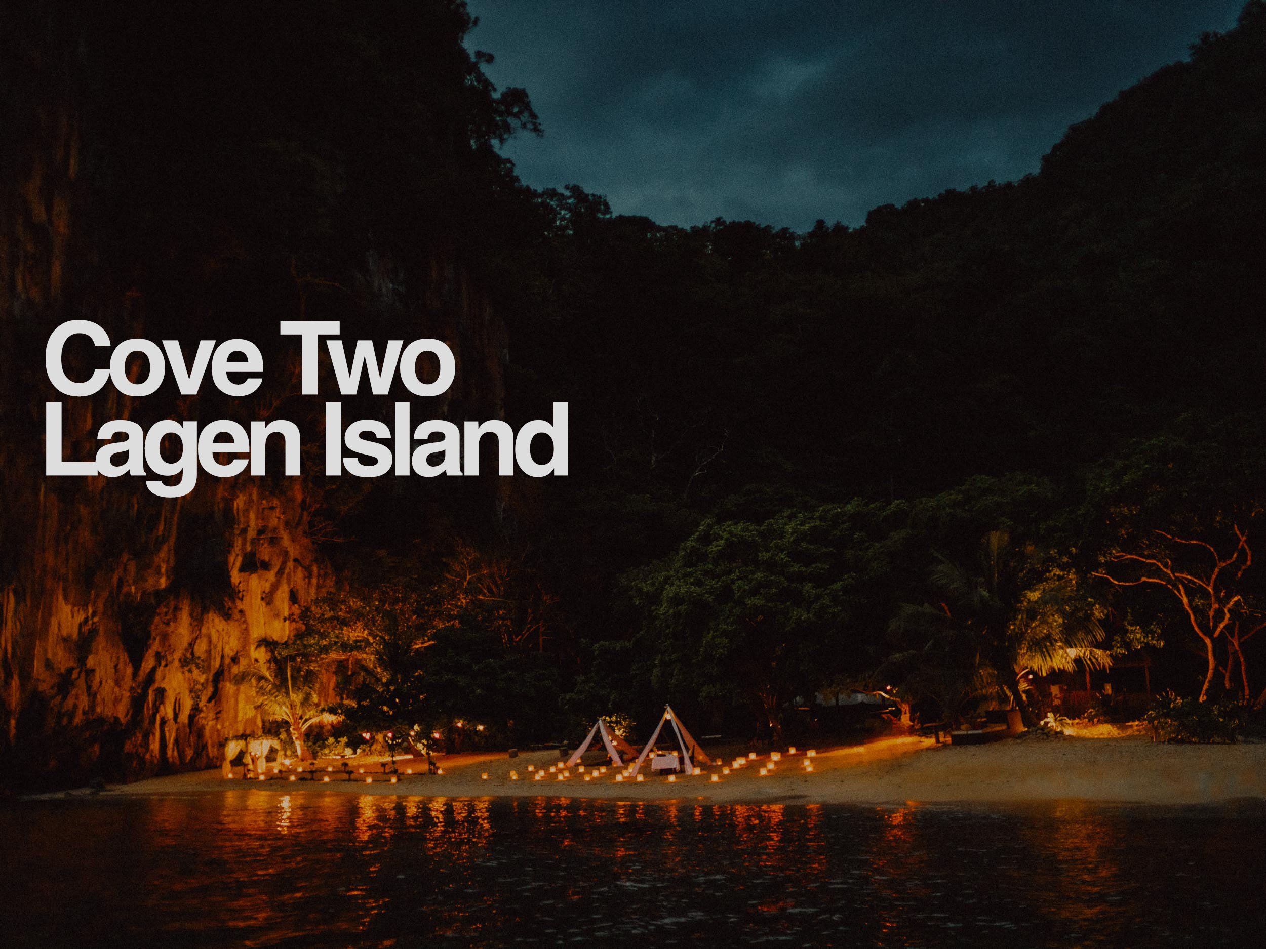 1-Lagen Island Cove 2 El Nido Resorts Palawan Philippines-A candlelit intimate dinner setup for two in Lagen Island, El Nido, Palawan, Philippines, Southeast Asia, January 2017, Sony Alpha.jpg