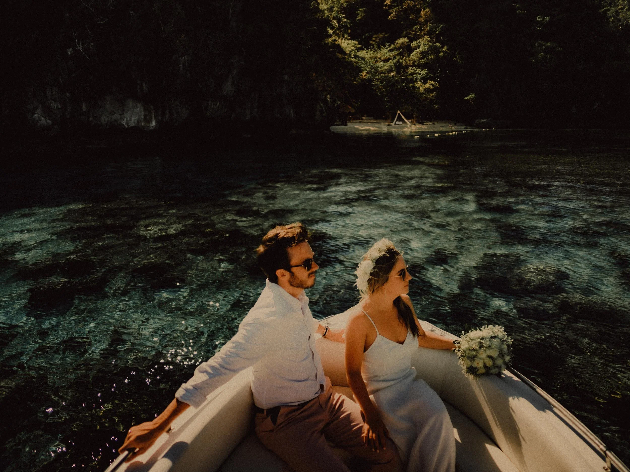 Miniloc Island El Nido Palawan Philippines Elopement Wedding