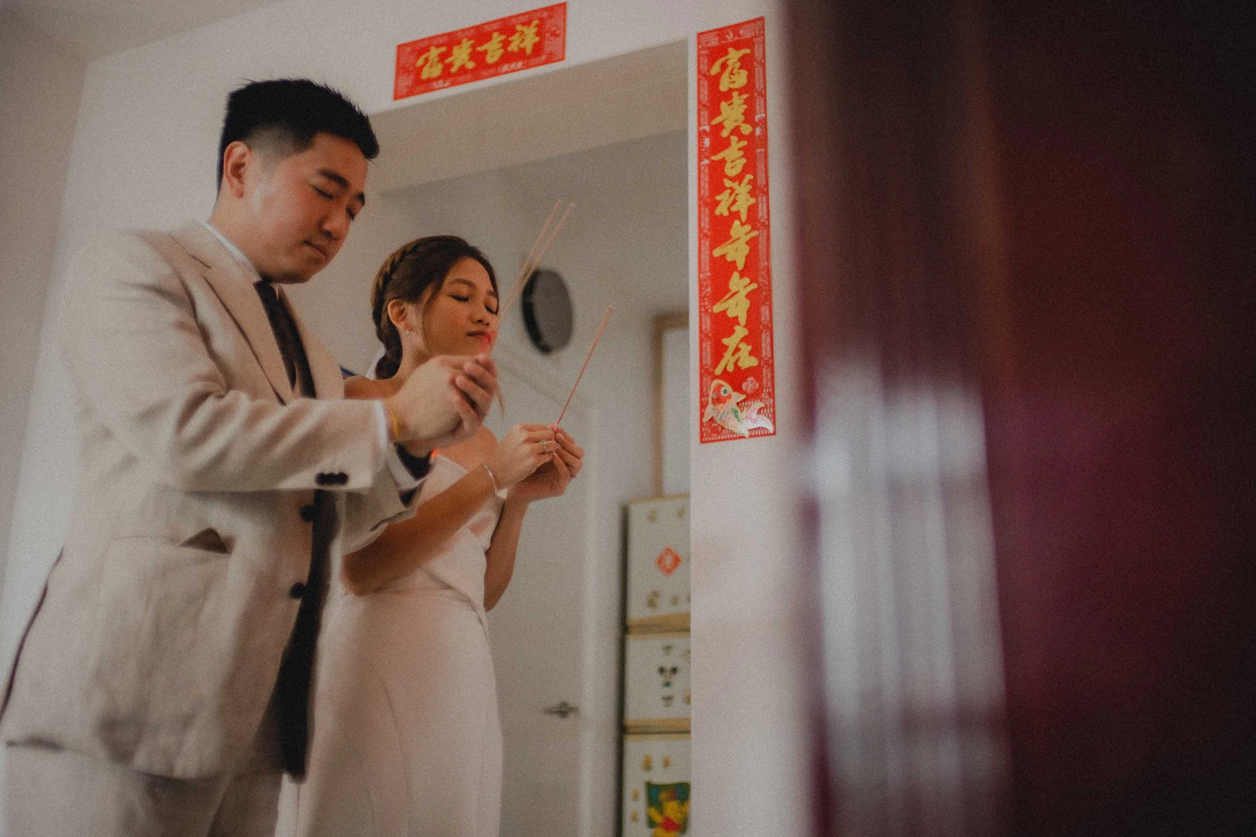  Singapore Wedding -Parkroyal Collection, Marina Bay - FreddyJillian - Traditions 