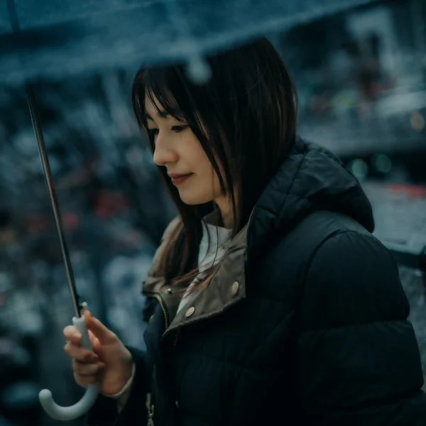 tokyo portrait — shinjuku rain & umbrella streets.jpg