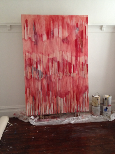 Painting in progress, 2015