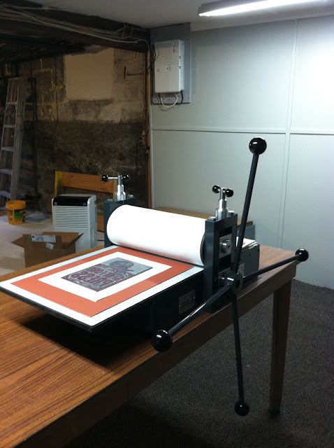 Our press, christened "Hank the Tank" after the 1960's jazz musician Hank Mobley . 