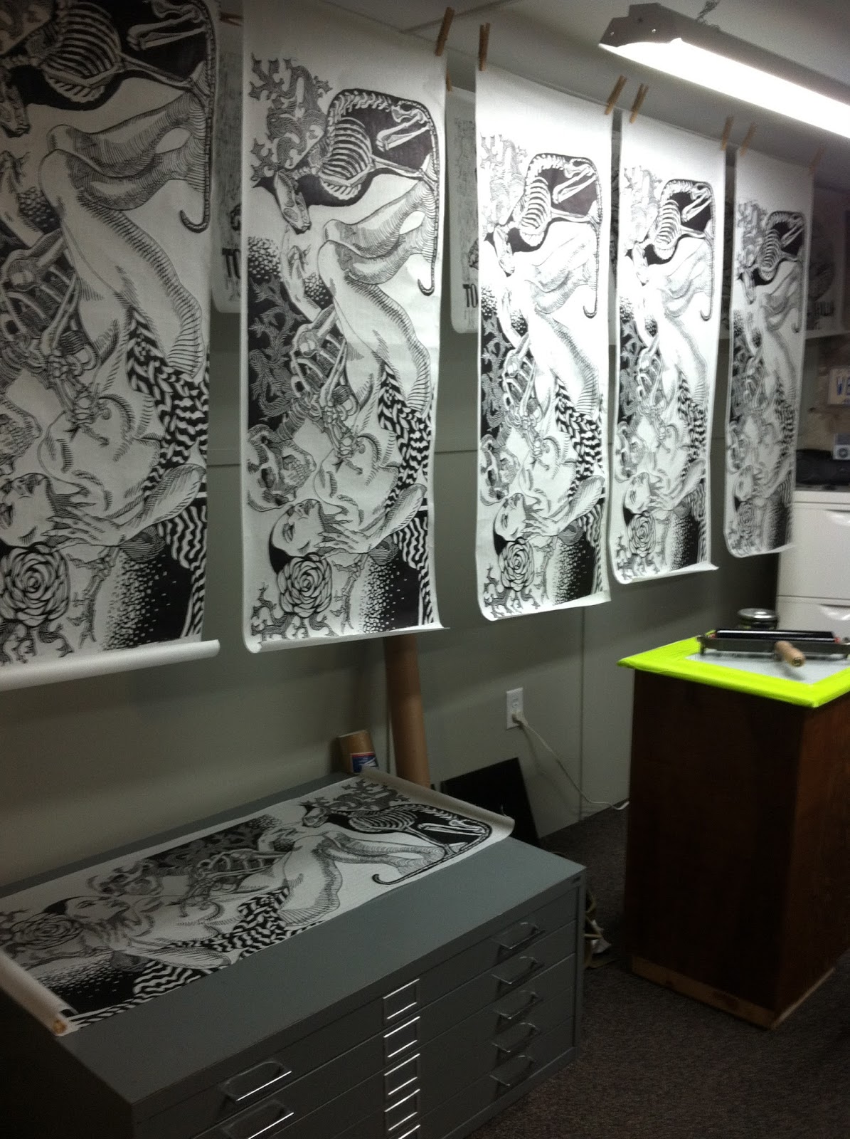 Drying the Edition.