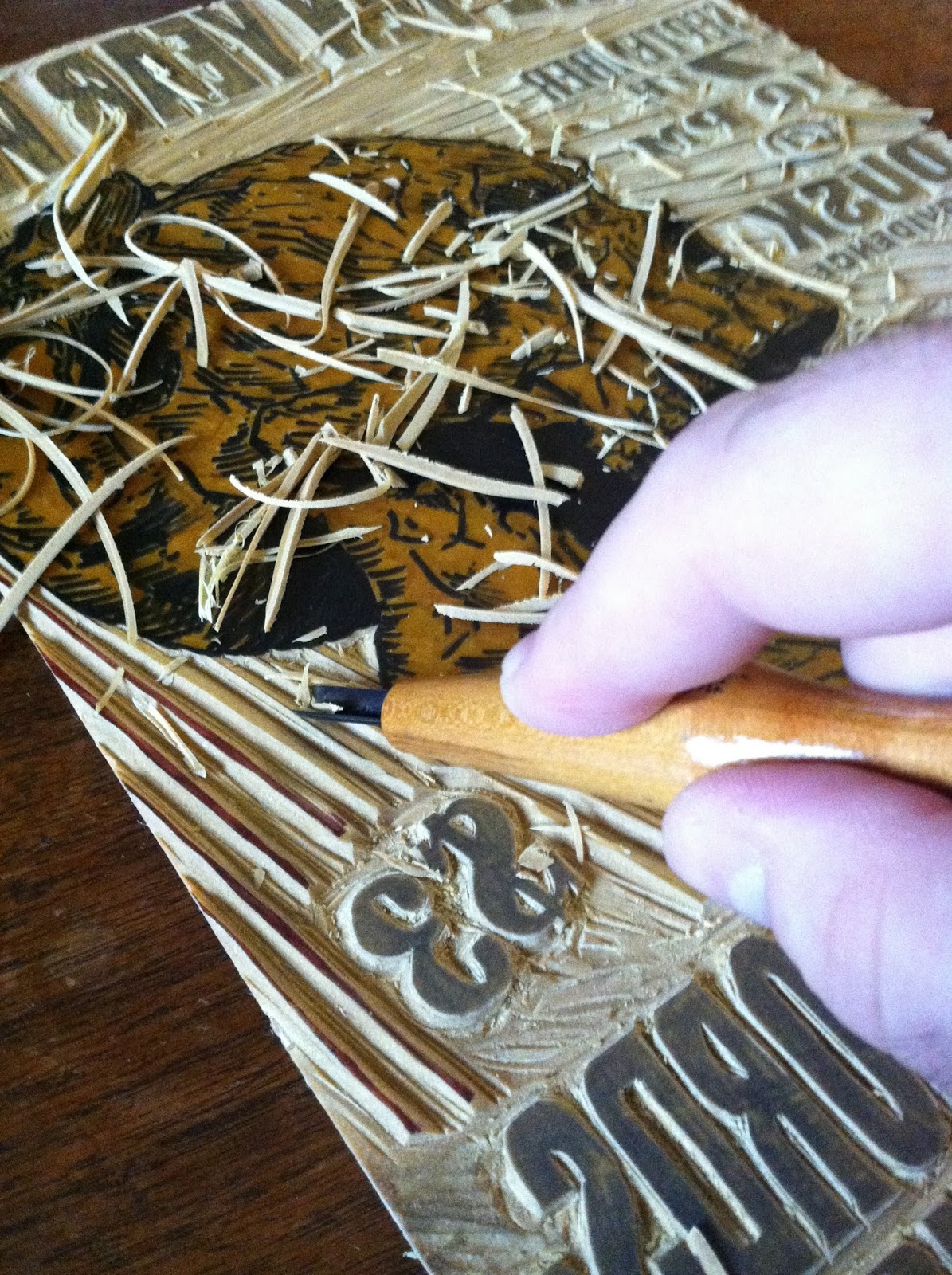 The V-Gouge in Action.