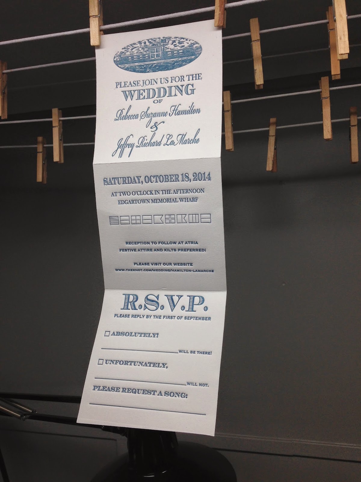 A proof print to check the layout with the scoring and make sure everything looks good. 