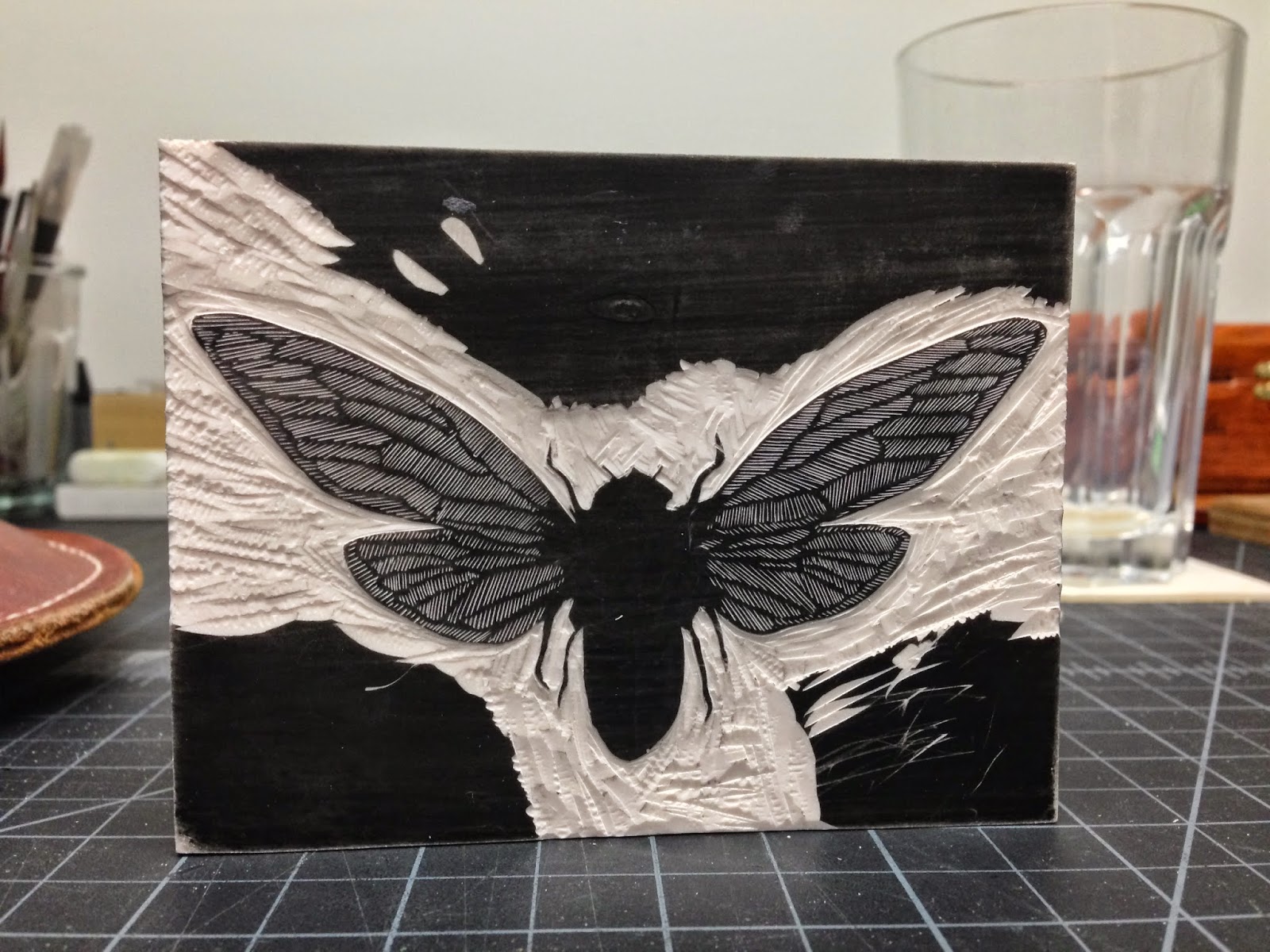 An early stage of the "Cicada" block.