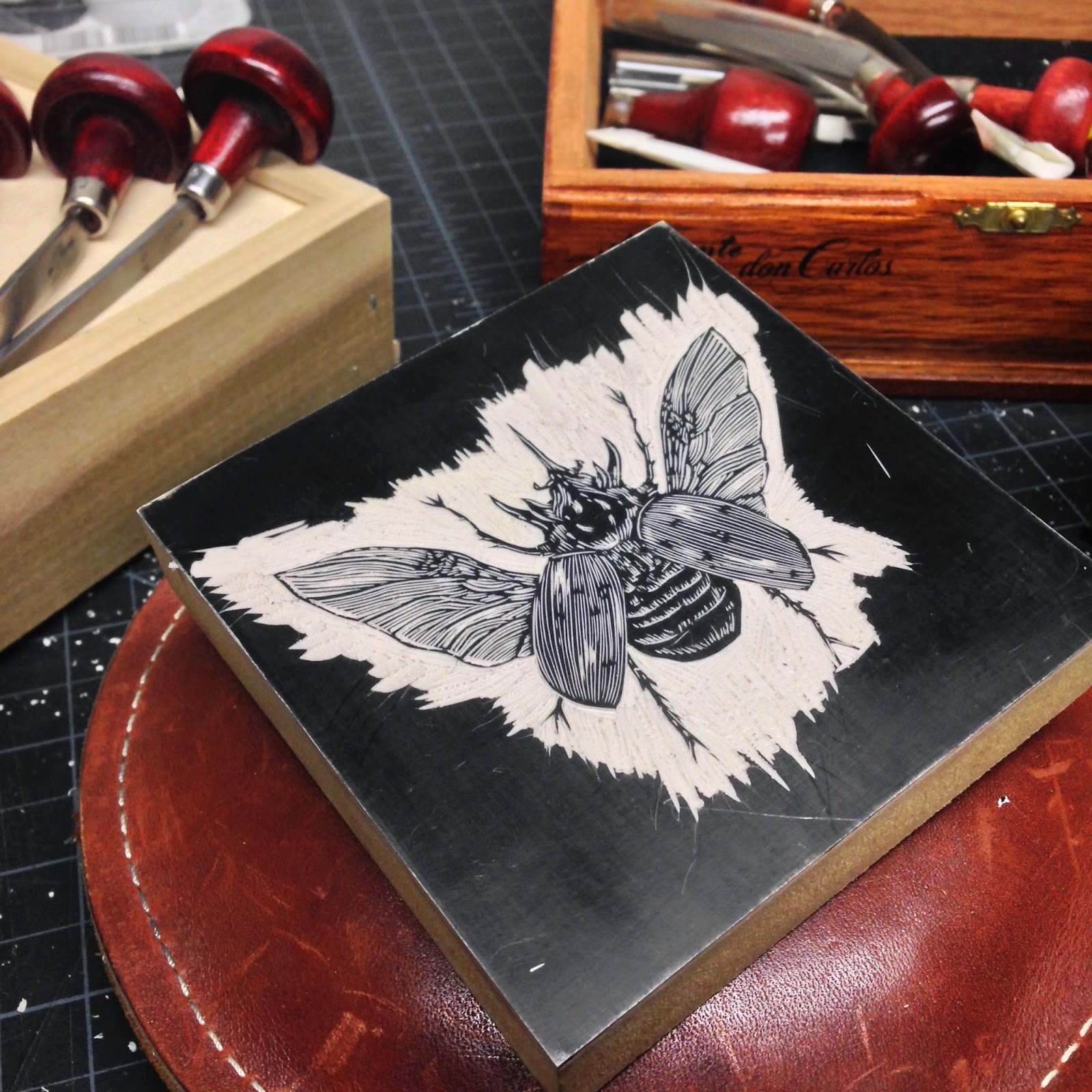 The "Rhinoceros Beetle" coming along nicely.
