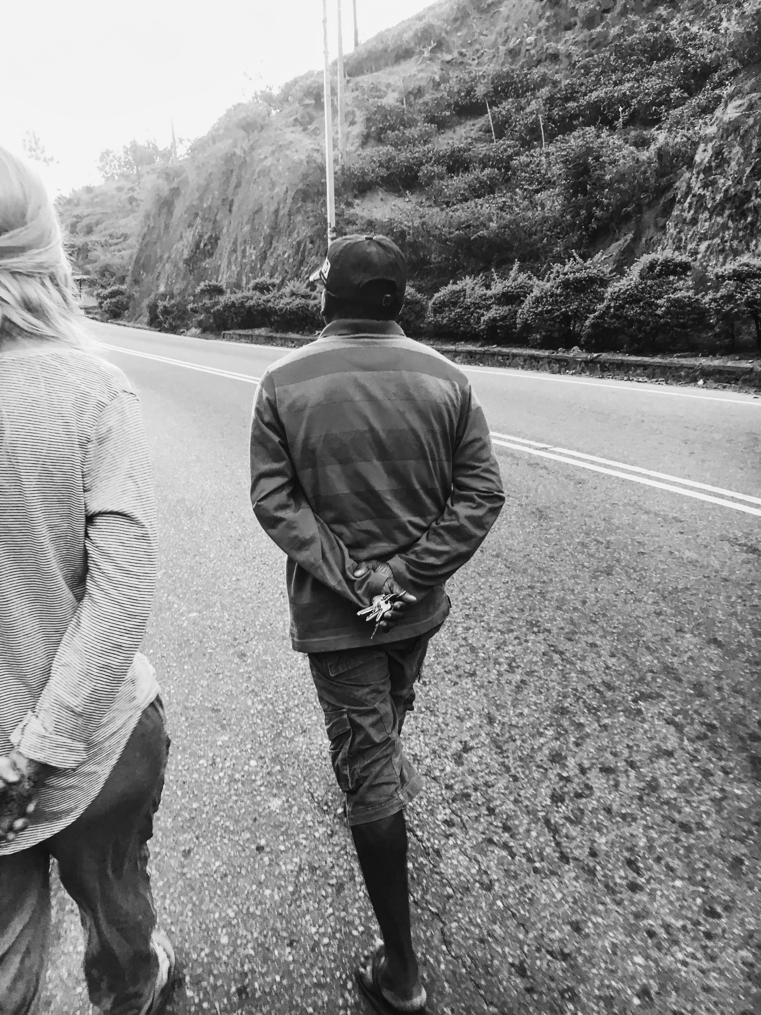 Samare. Taking us to his home for tea and inviting us for lunch the next day. When we arrived for that lunch, we found the polaroid of the five of us (him, his wife, my friends and I) sitting in the edge of a framed school photo on the table of family pictures. Tea Country, Feb 2017