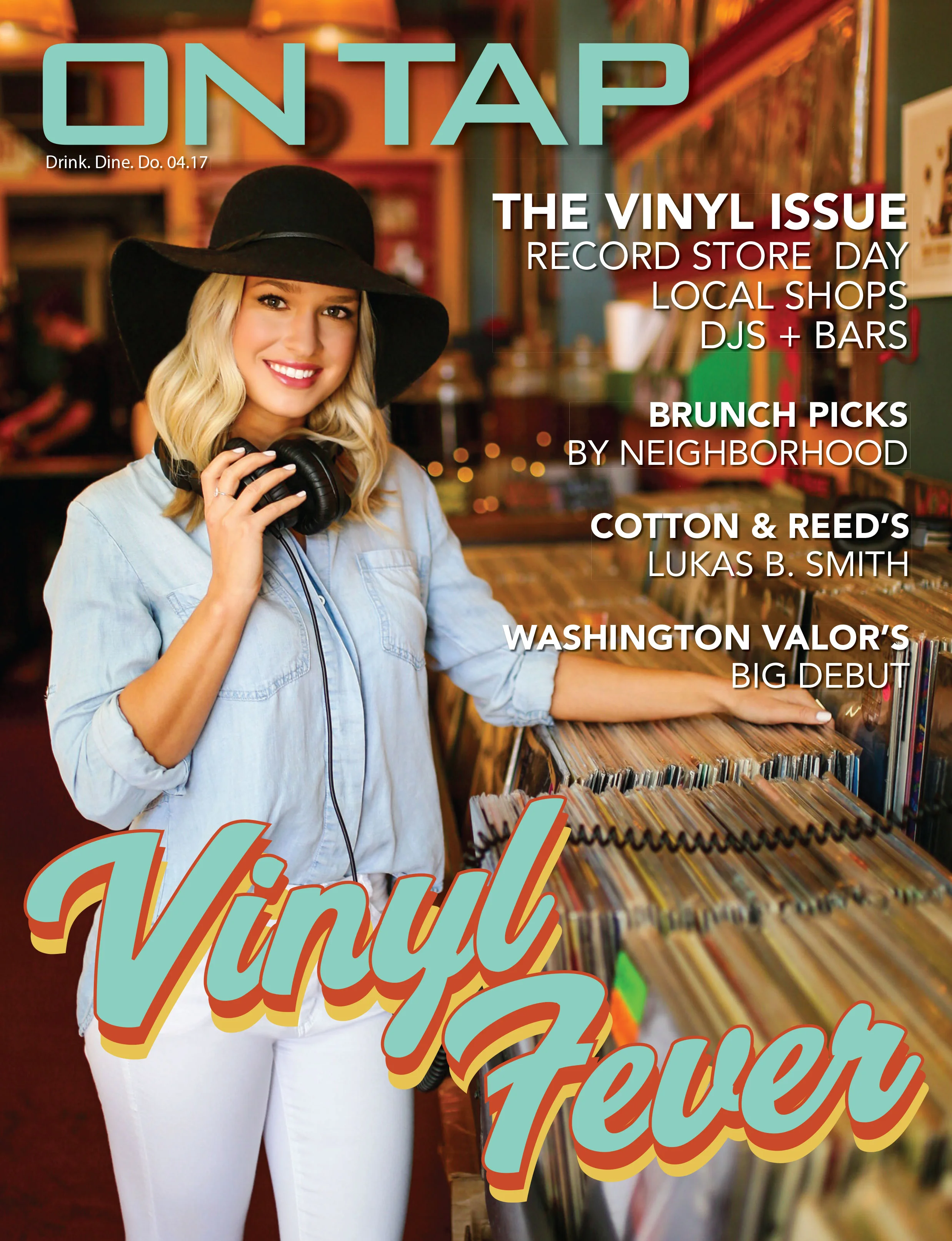 LG Photography shot the cover of On Tap Magazine for their April 2017 issue.