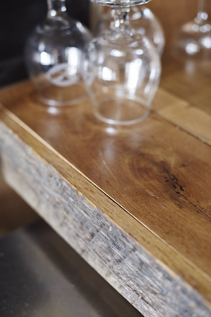 Table, Donkey and Stick Back Bar Top