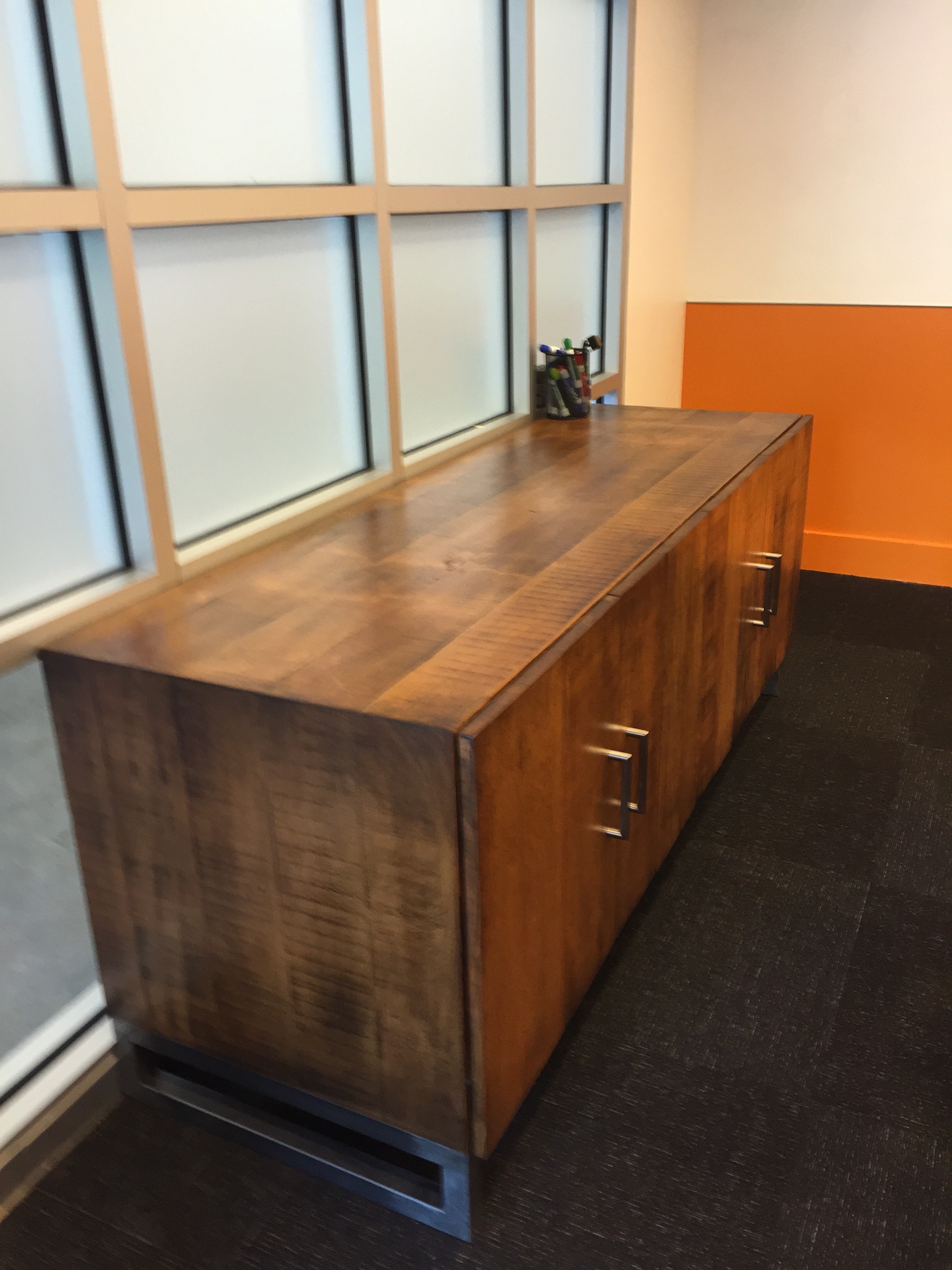 Credenza with Metal Legs
