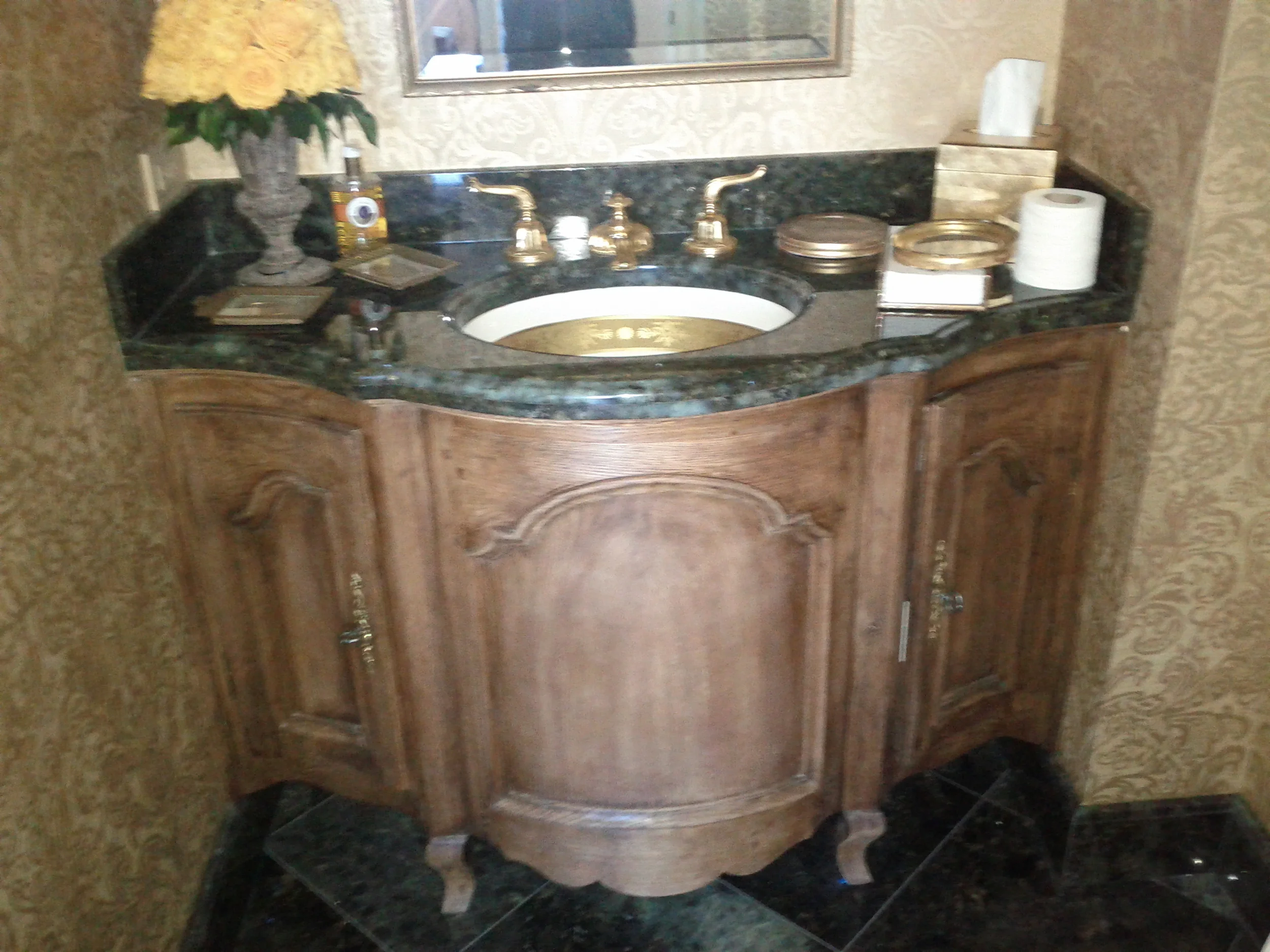 Antique Inspired Bathroom Vanity