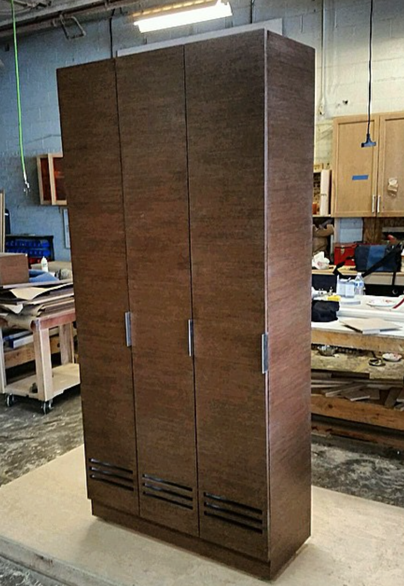 Custom Lockers for Private Pilates Studio