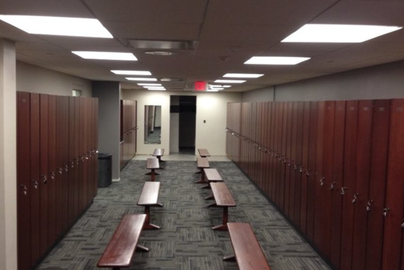 Custom Lockers at Wheaton Athletic Center