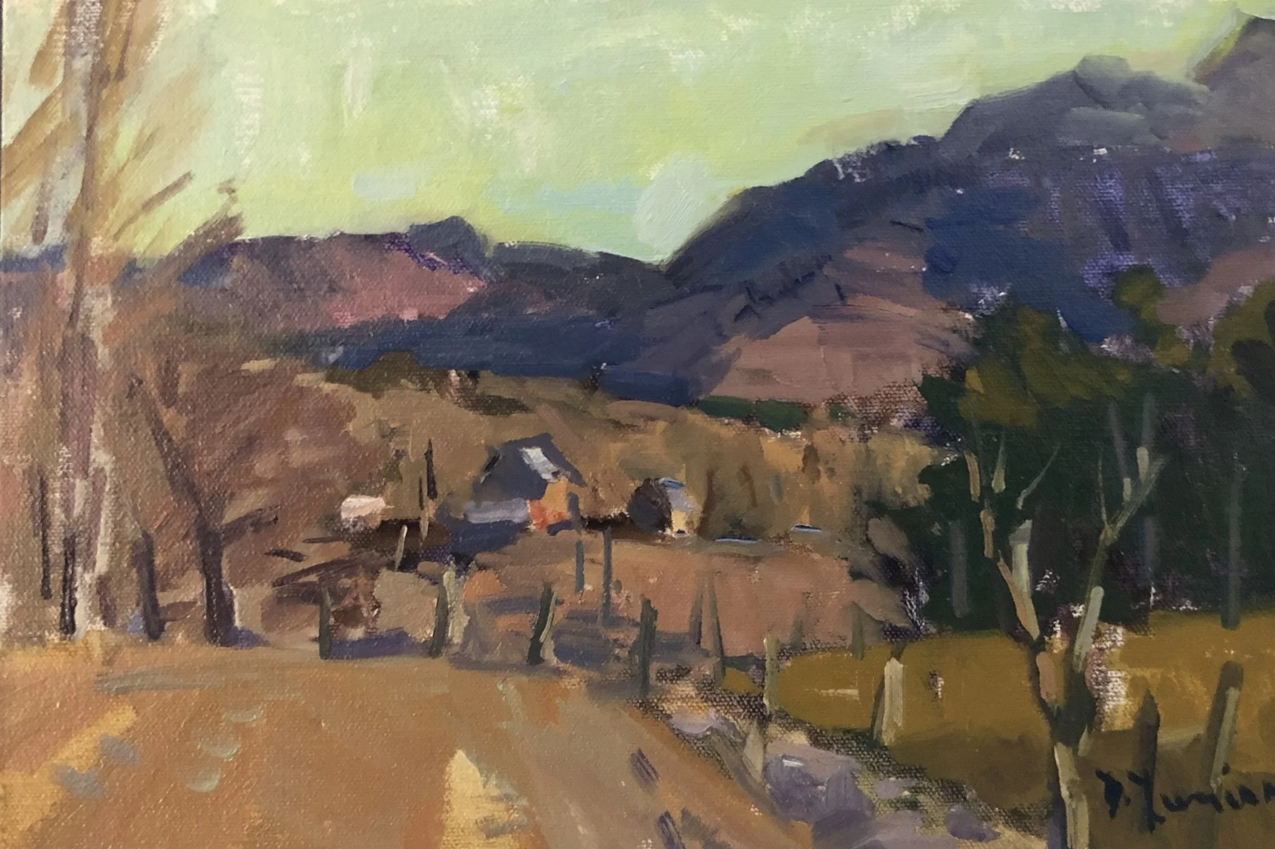 Late Afternoon | 6x9" oil by David Lussier