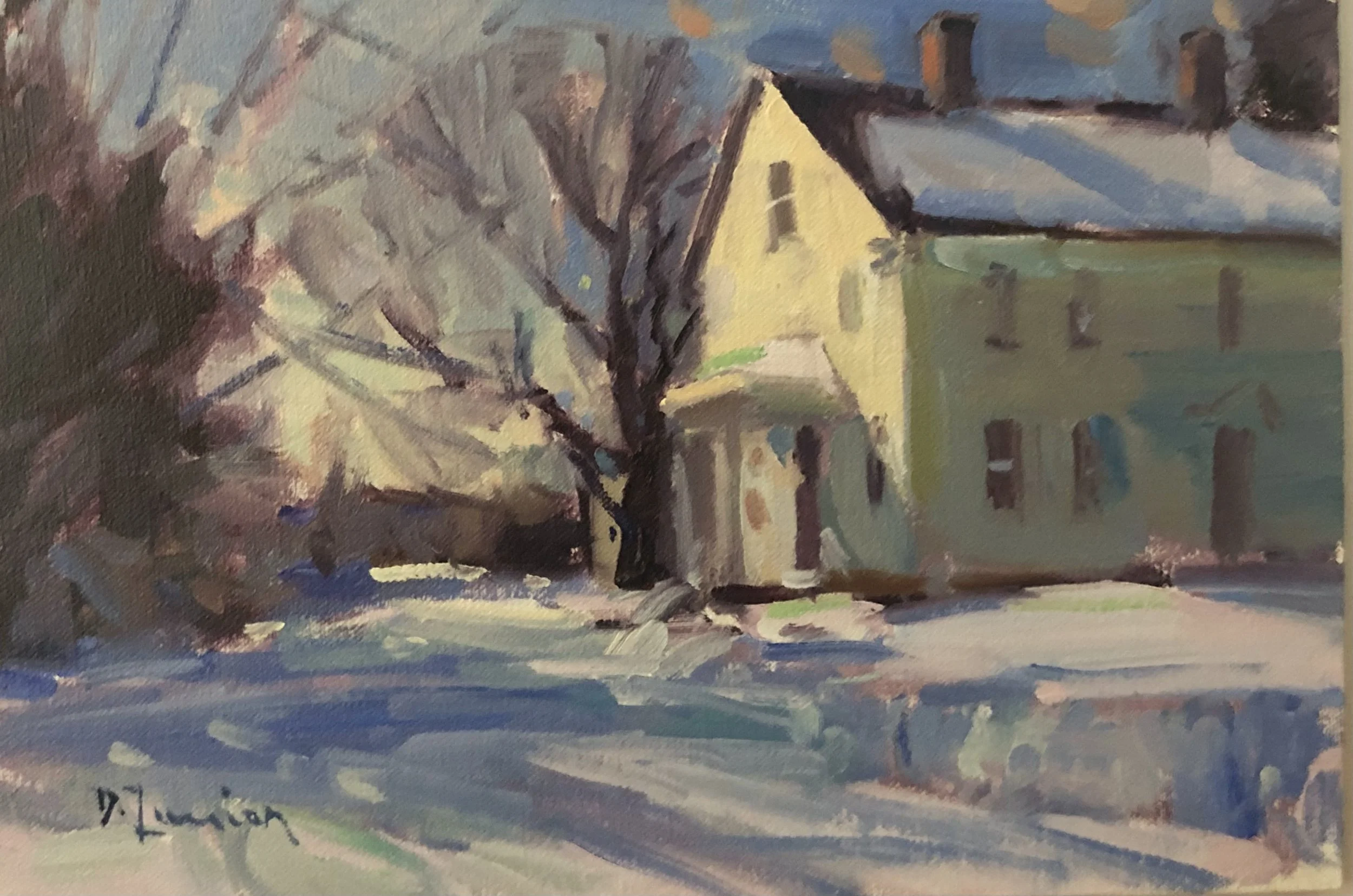 Morning Light | 6x9" oil by David Lussier