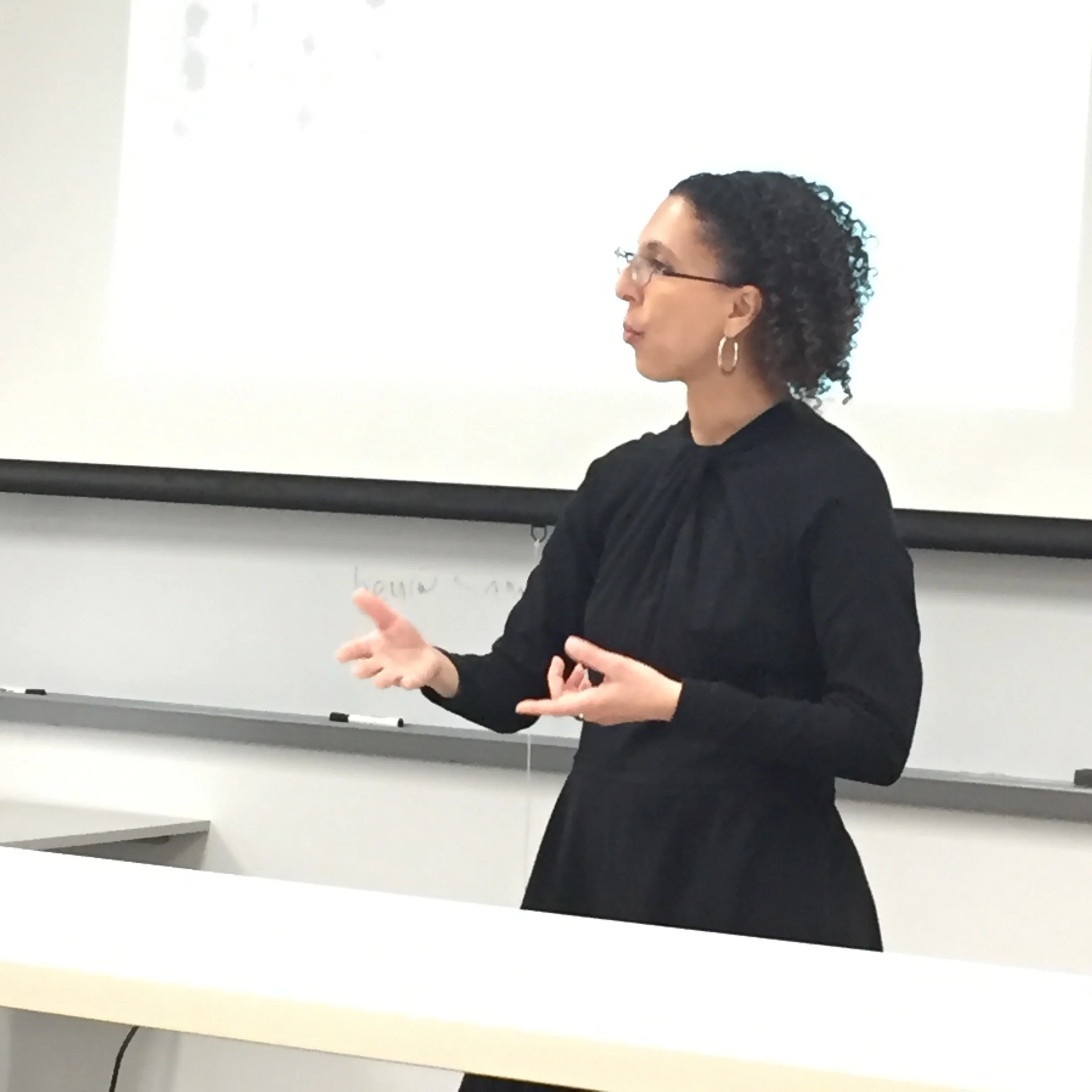  Photo credit: Steve Decusatis  Tyler School of Art, April 2018, guest lecture on Storytelling and Design Presentation. 