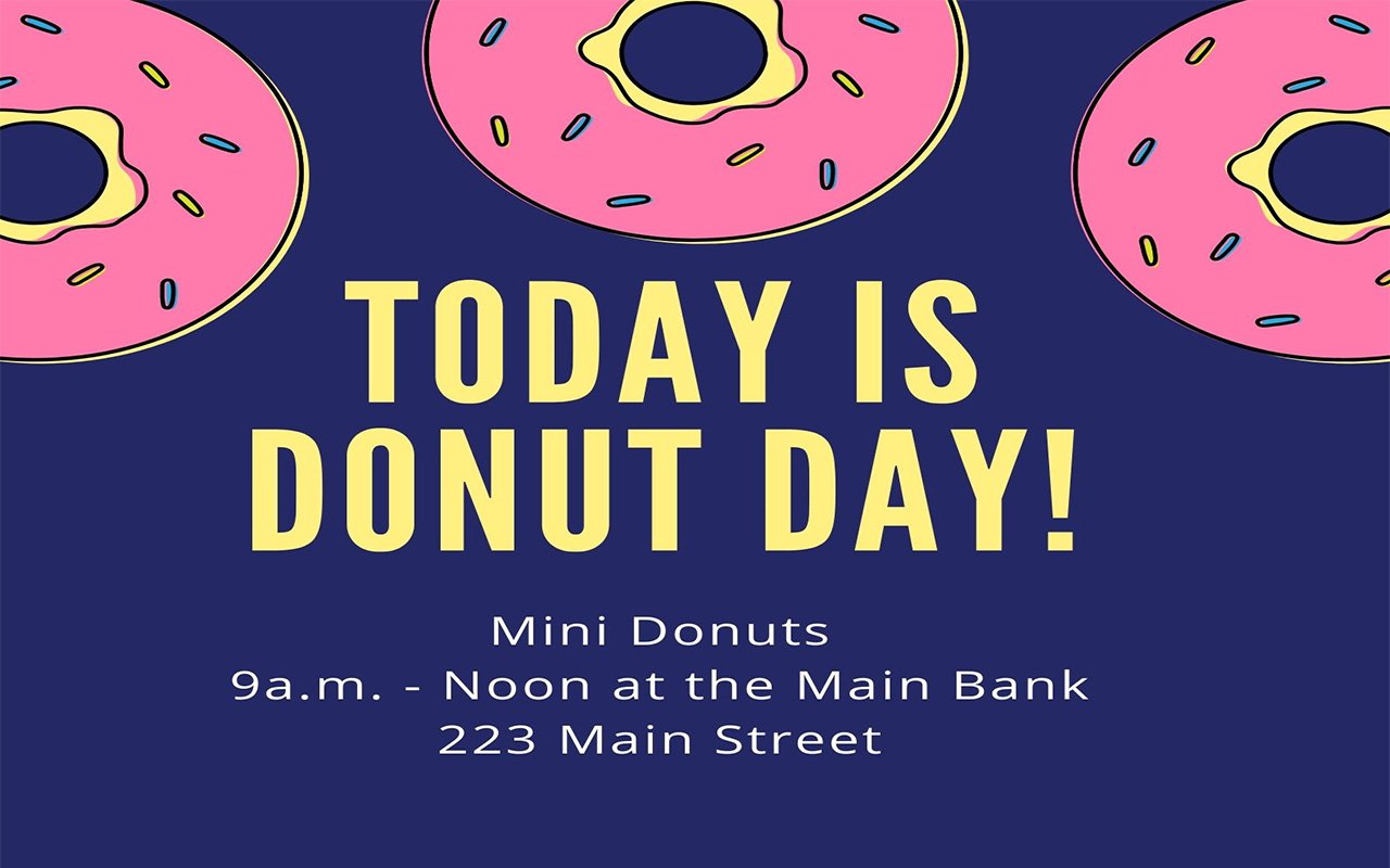 American State Bank Donut Day