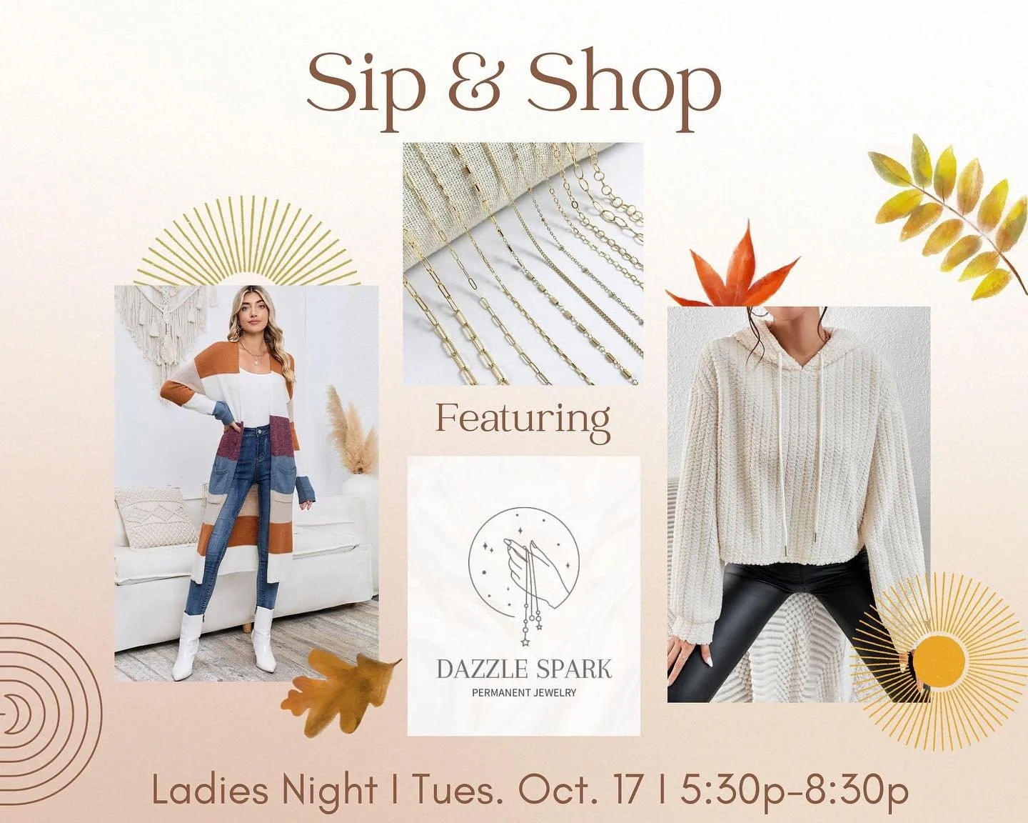 Sip and Shop - Style Uncorked 