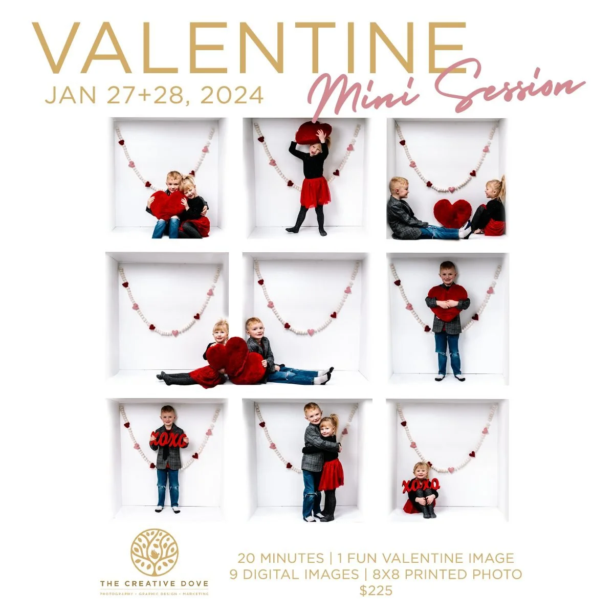 The Creative Dove Valentines Mini-Sessions 