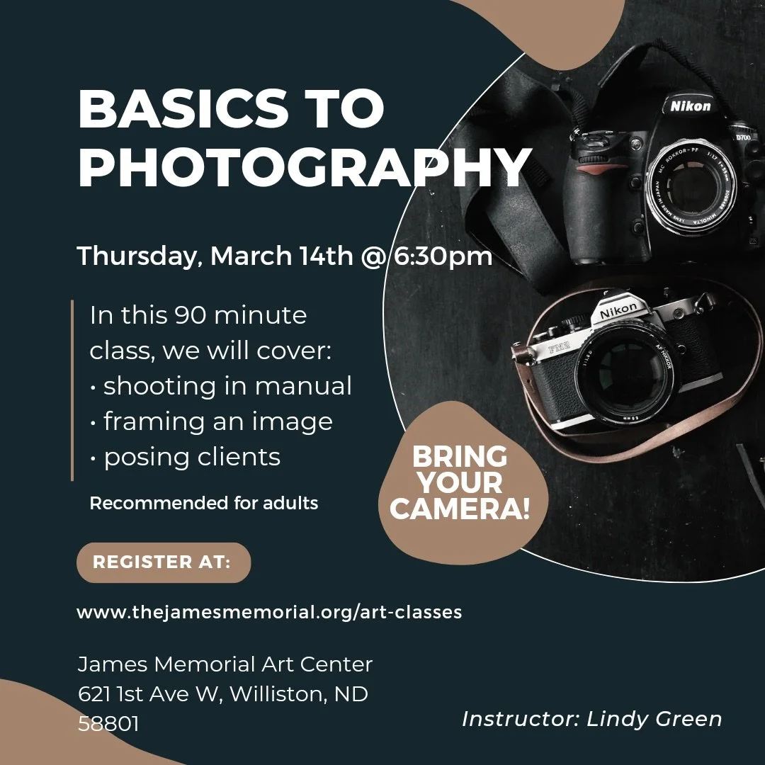 Basics to Photography - James Memorial Art Center