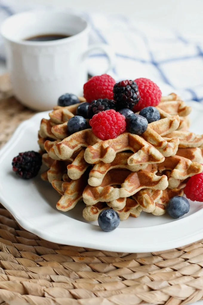 Grain Free Protein Waffles — Natasha Red