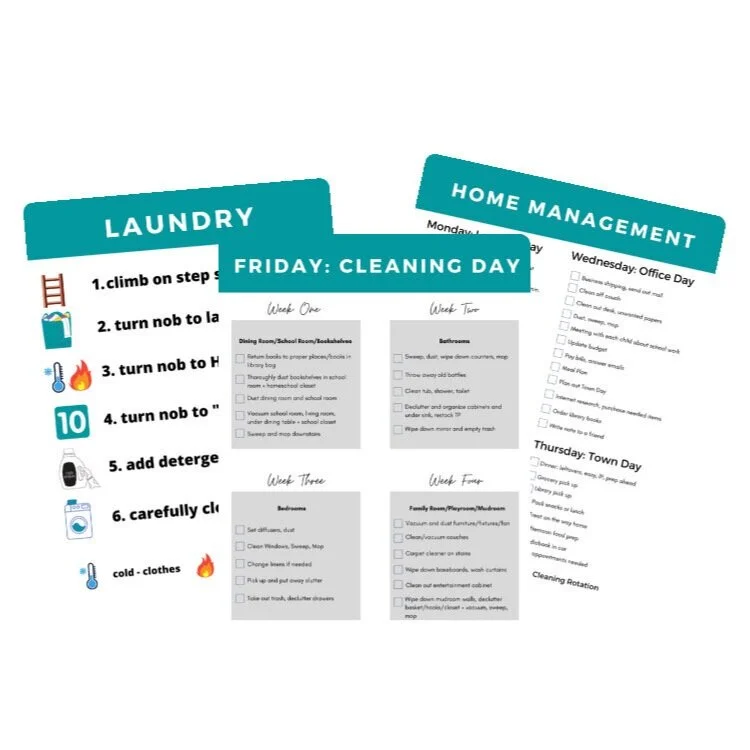 Free Home Management Rotation Printables — Natasha Red