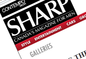 Sharp, Canada’s magazine for men: Building the ultimate Bachelor Pad for men. Click here to visit