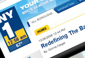NY1: Redefining the Bachelor Pad. Click here to visit.