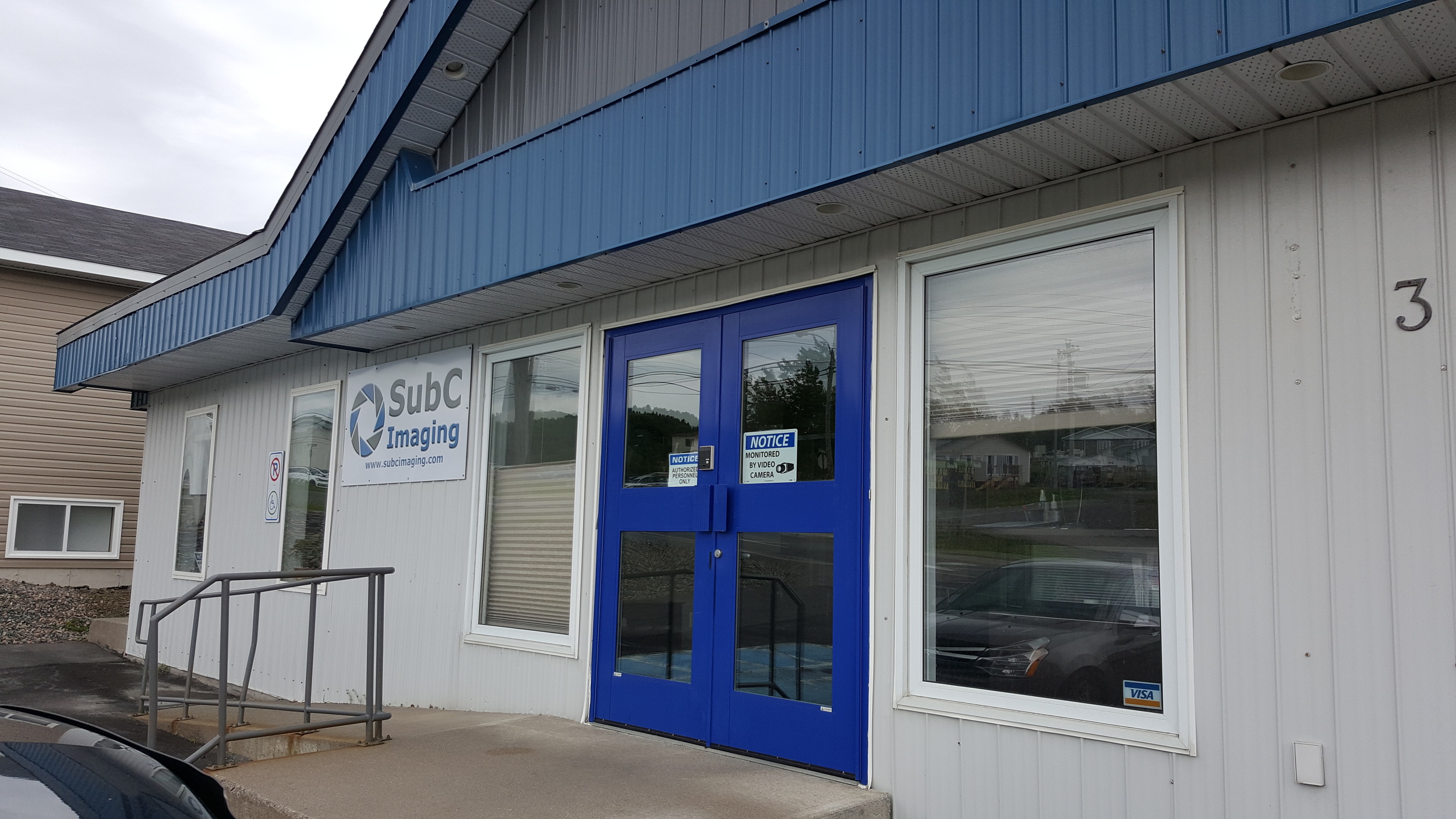 The outside of SubC Imaging’s Clarenville offices.