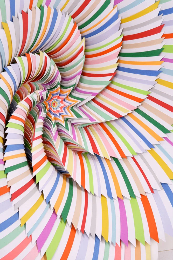      Candyland     (detail), 2008, archival paper on art board, 12 x 12 x 4 in. 